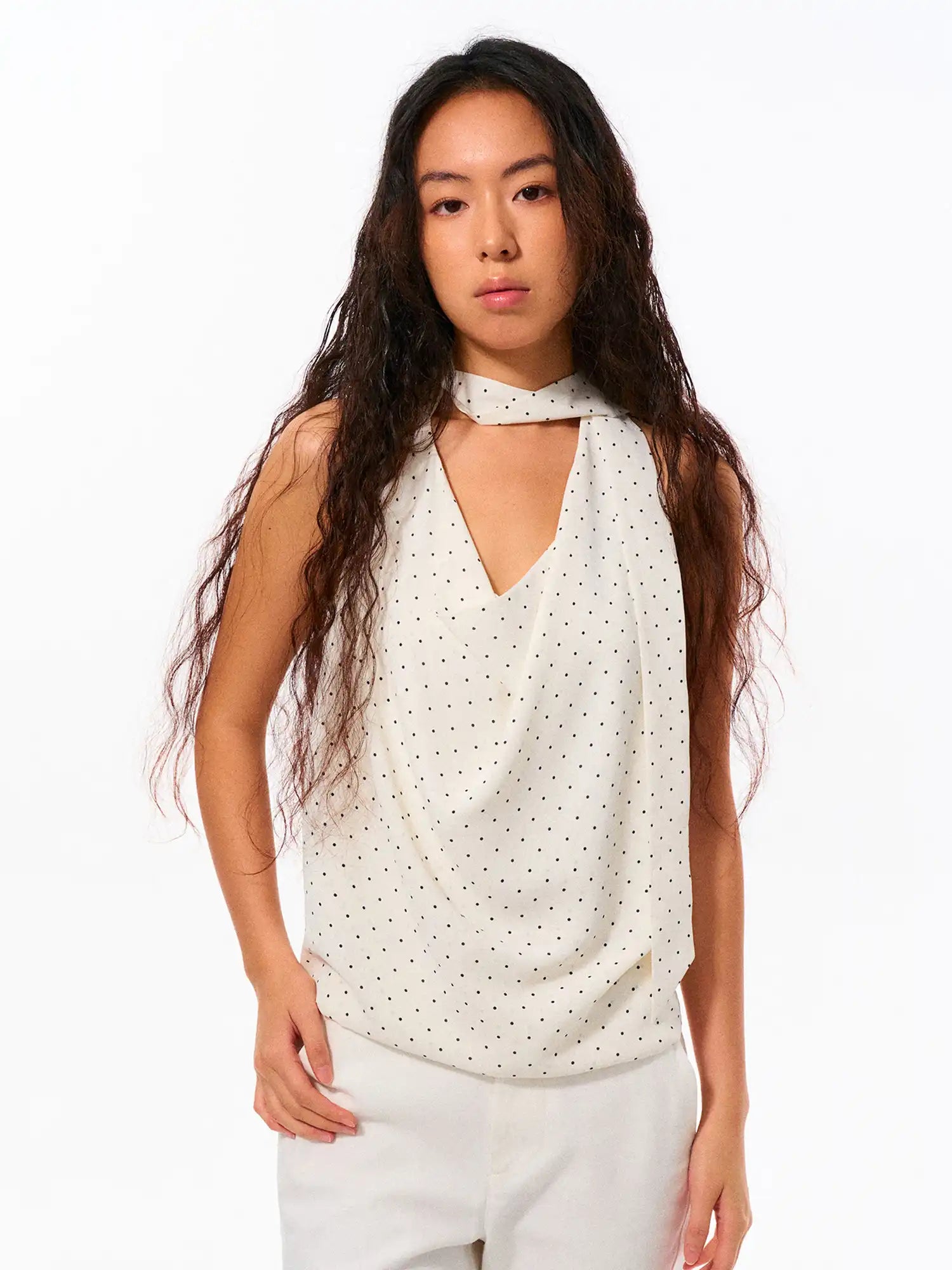 FirstFloor Polka Dot Halter Top | Canton Collective