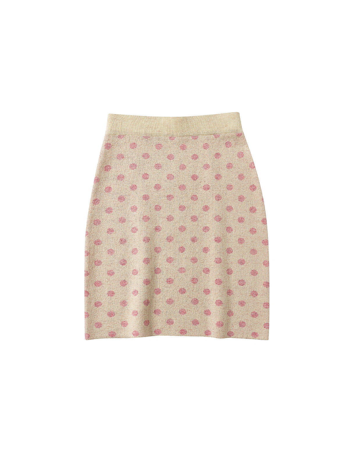 Outtheblue Polka Dot Jacquard Knit Pencil Skirt | Canton Collective