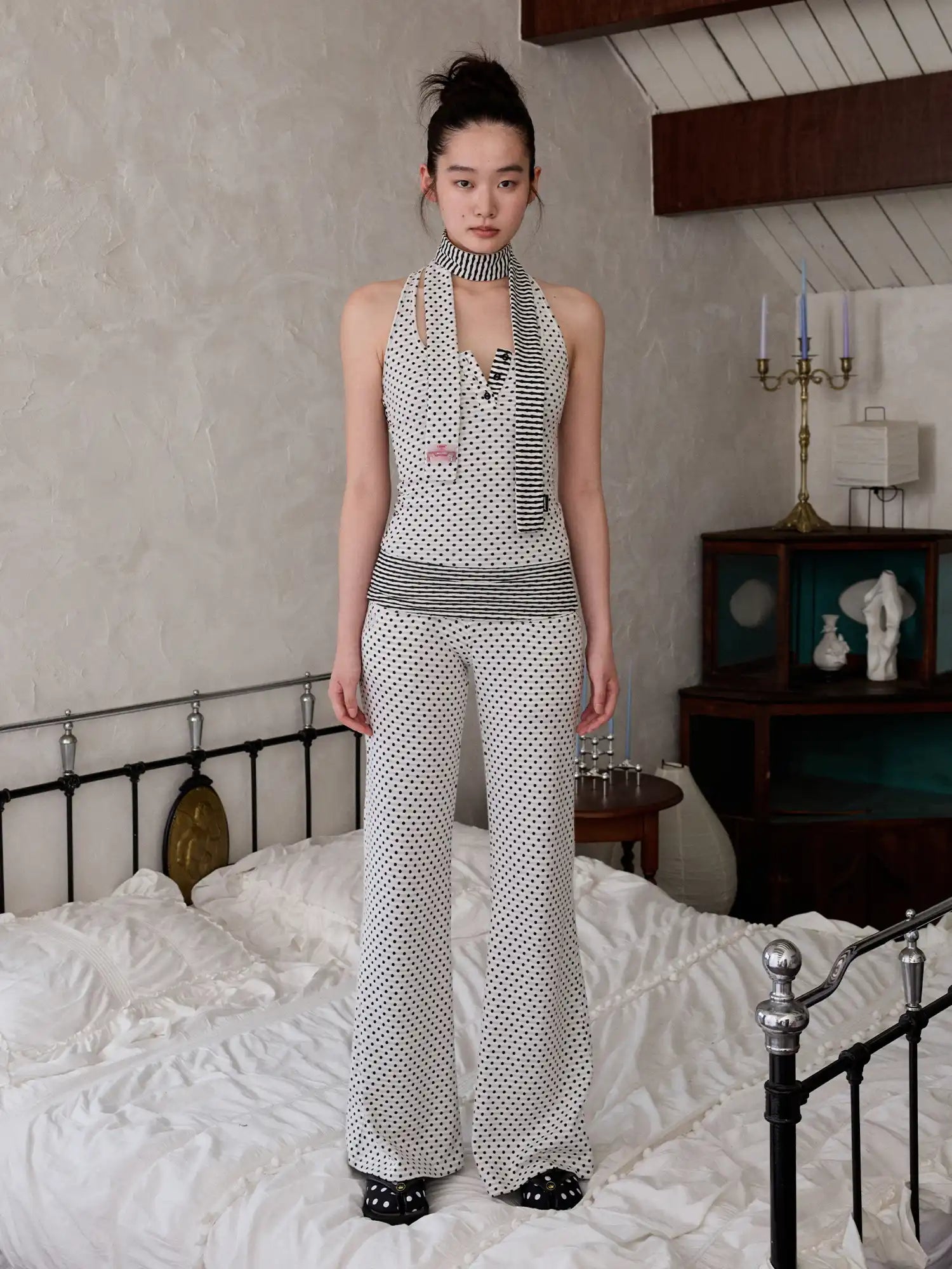 1Jinn Studio Polka Dot Racerback Tank | Canton Collective