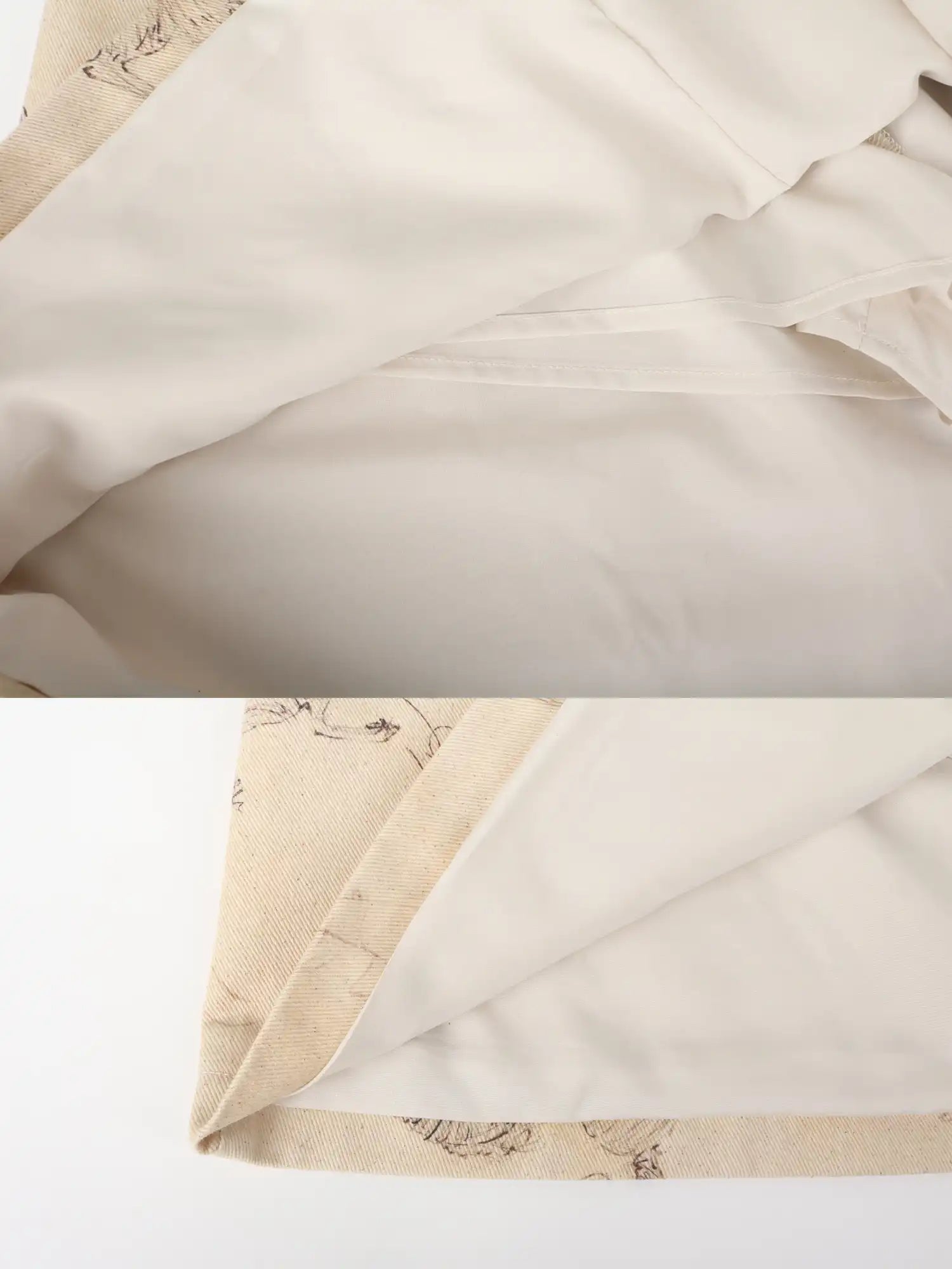 CantonCollective Design Pony Line Art A-Line Mini Skirt With Utility Pockets In Canvas | Canton Collective