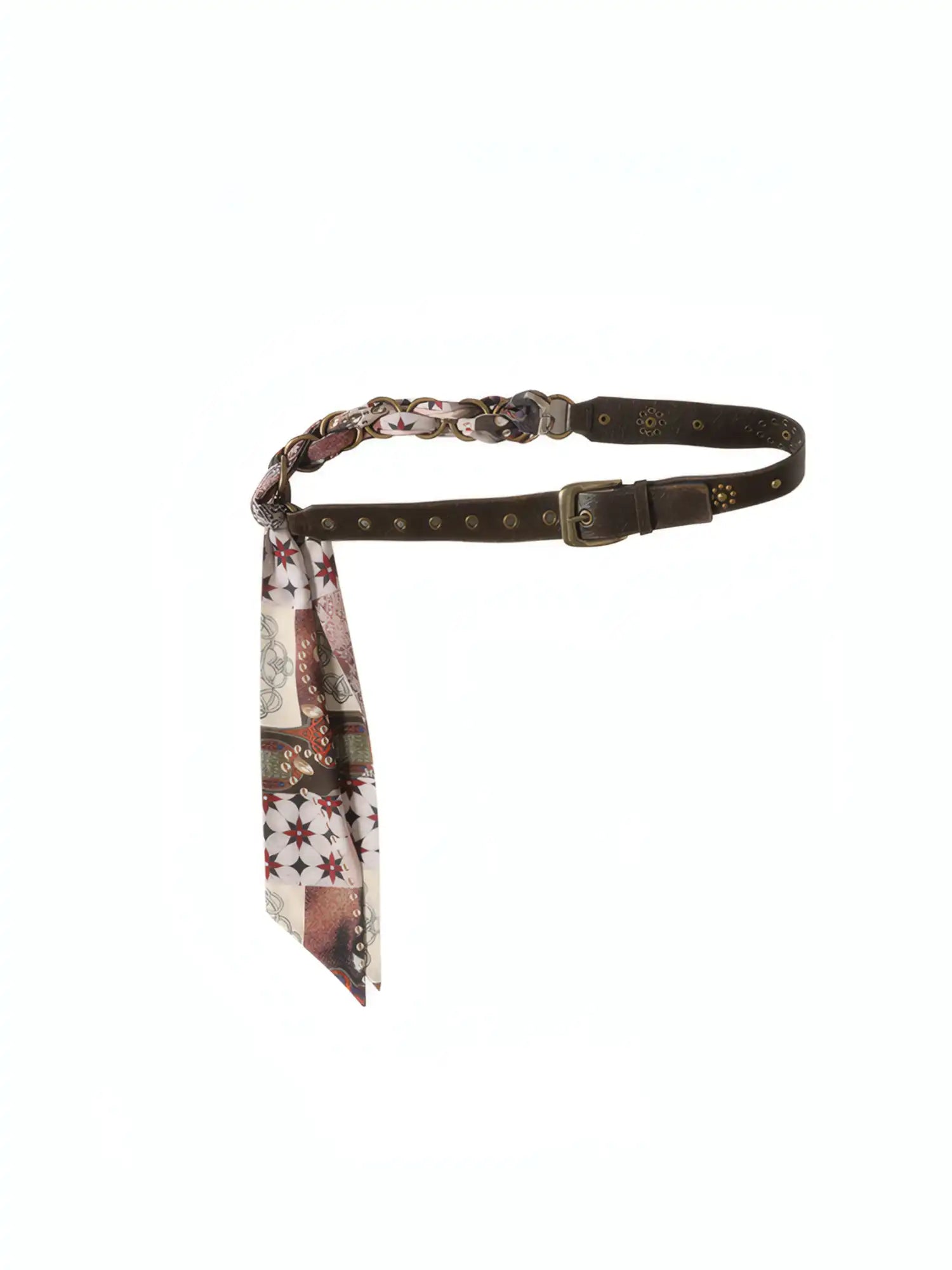 2th Desire Punk Chain Belt Removable Scarf | Canton Collective
