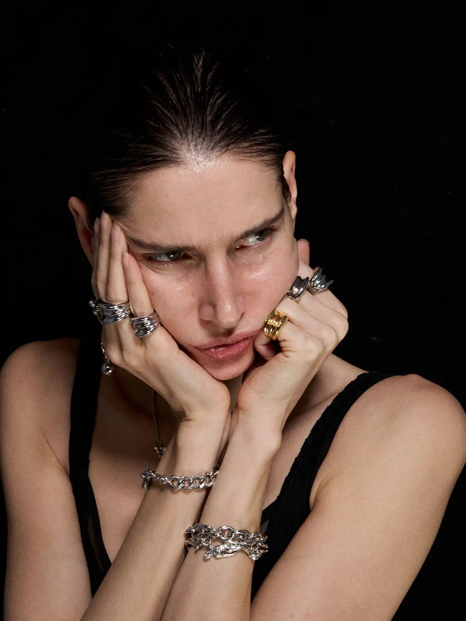 1Jinn M2M Punk Multi-Layered Ring | Canton Collective