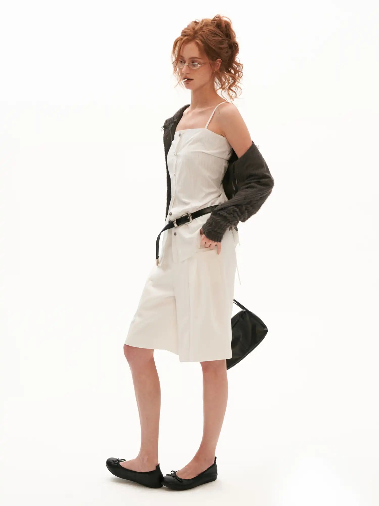 MAMC Quiet Luxury Pleated Bermuda Shorts | Canton Collective