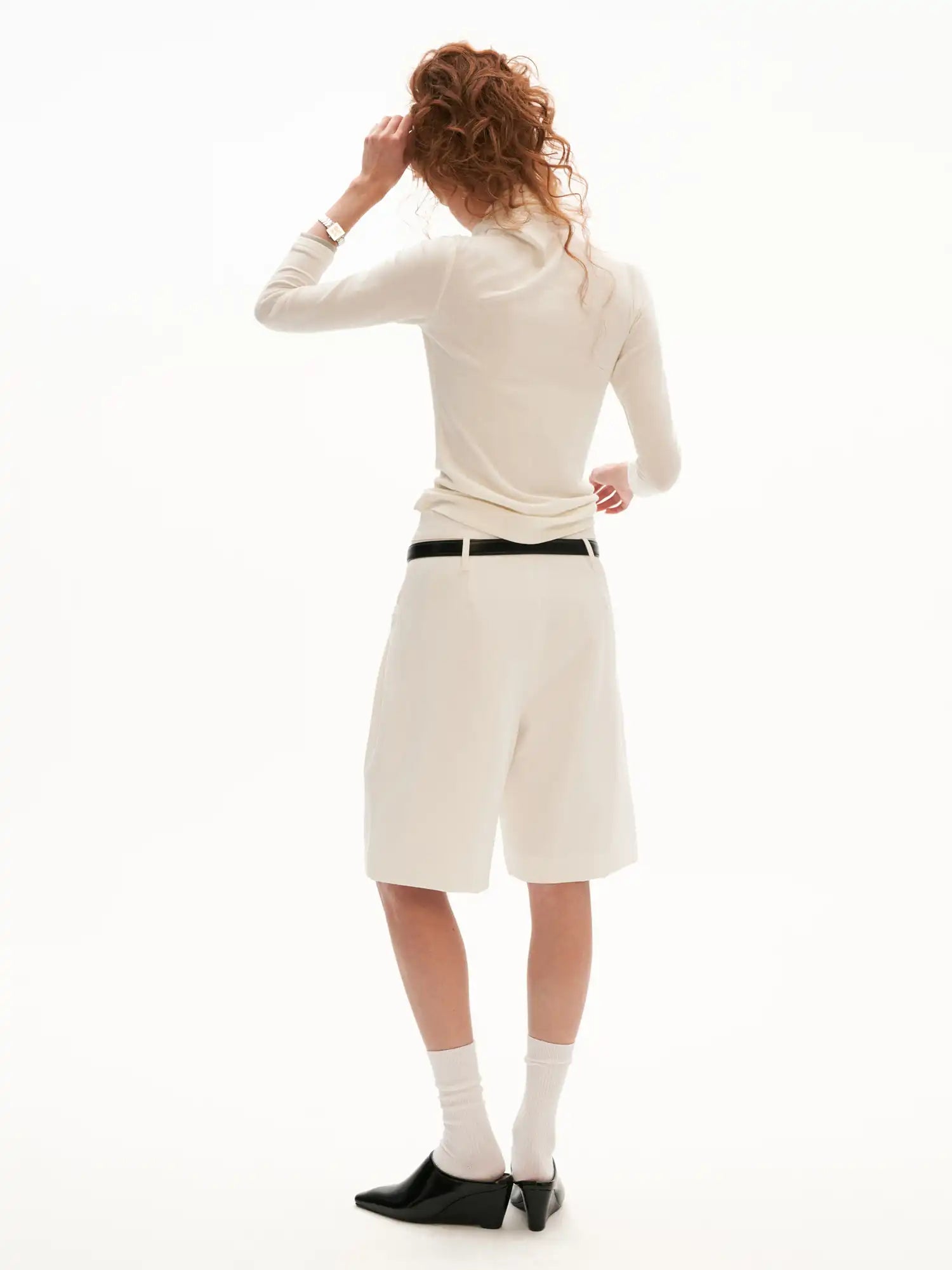 MAMC Quiet Luxury Pleated Bermuda Shorts | Canton Collective