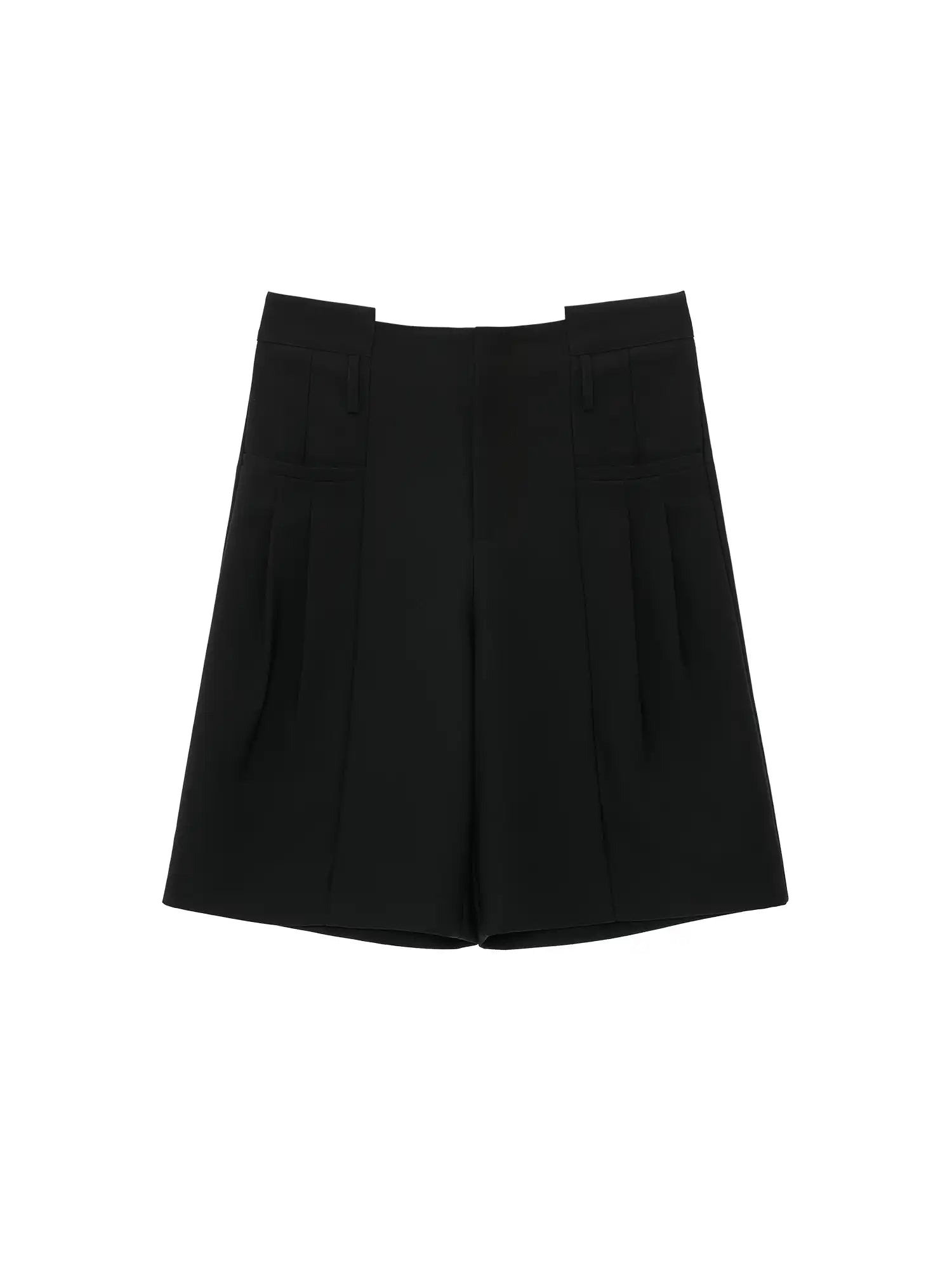 MAMC Quiet Luxury Pleated Bermuda Shorts | Canton Collective