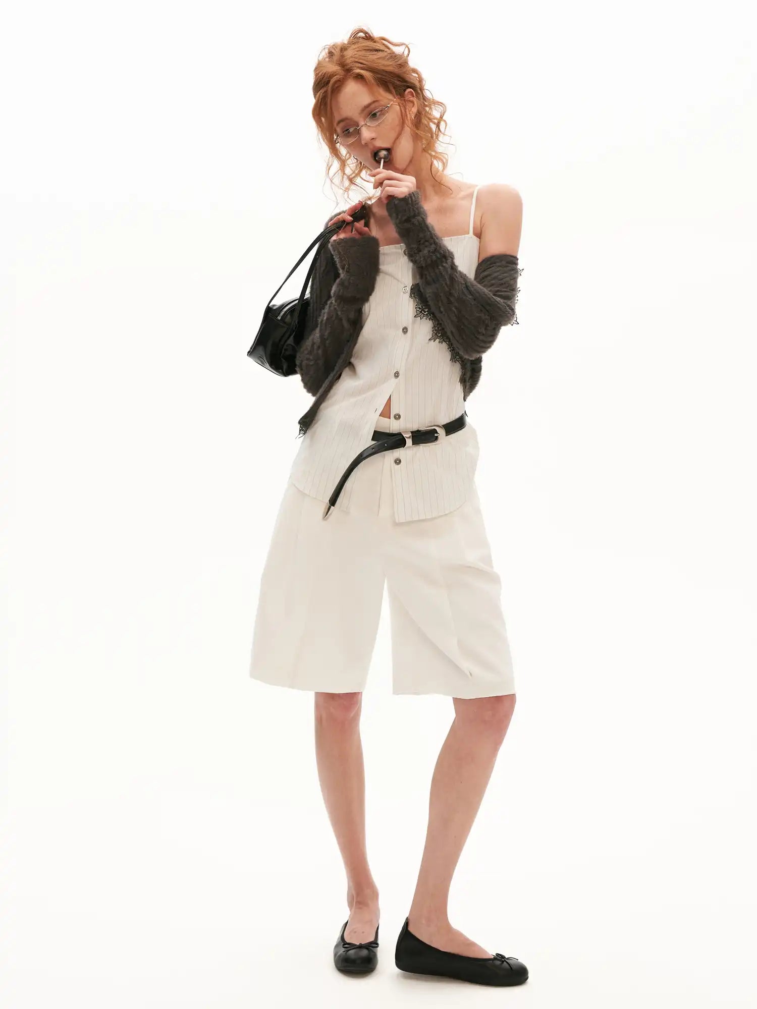 MAMC Quiet Luxury Pleated Bermuda Shorts | Canton Collective