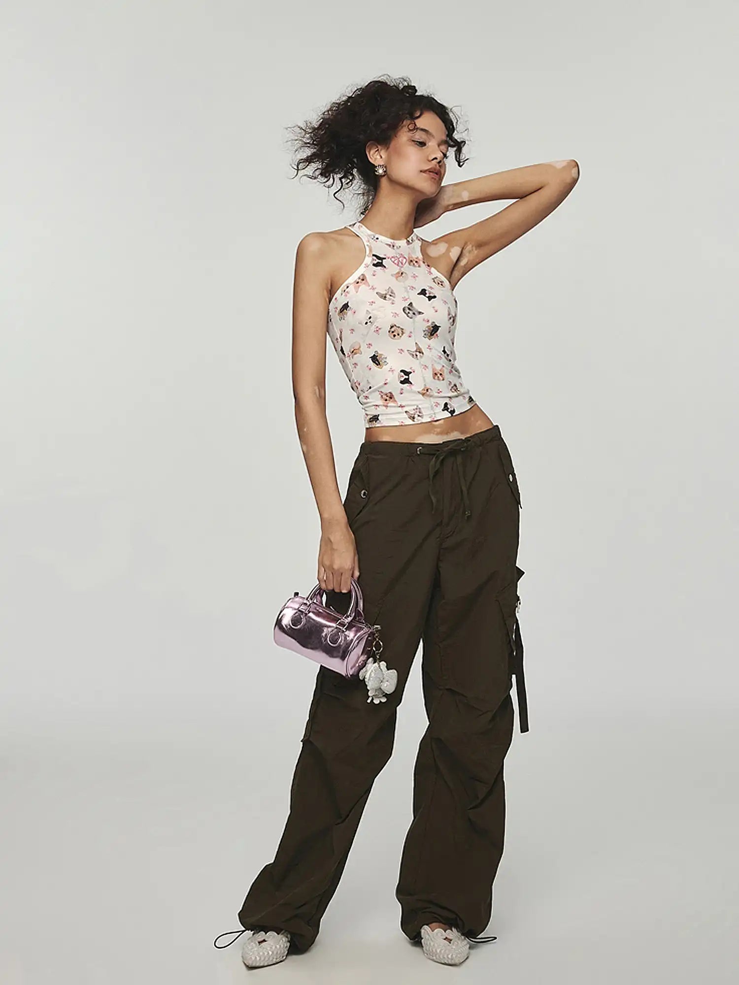1Jinn Studio Quirky Embroidered Animal Print Tank | Canton Collective