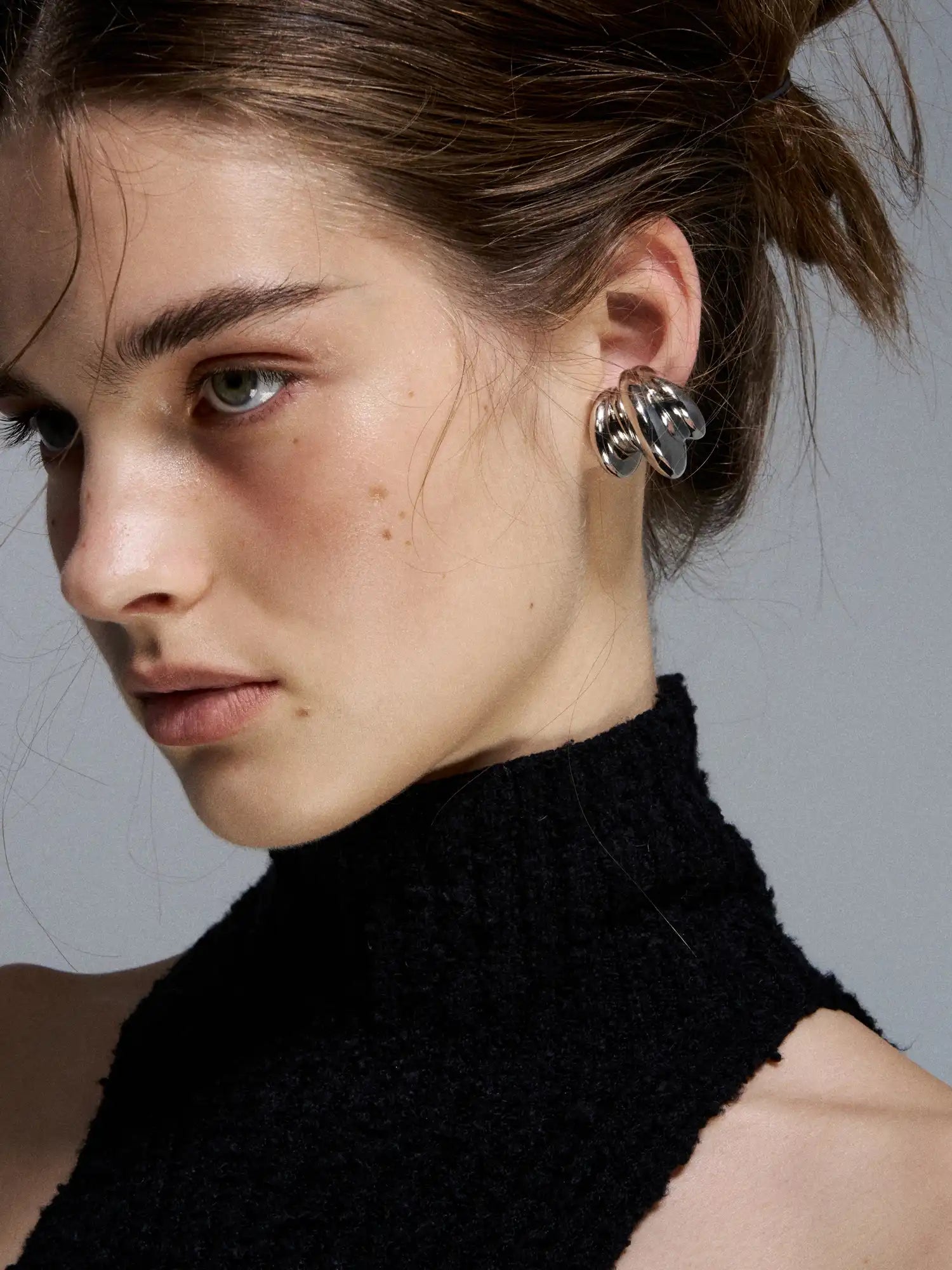 1Jinn M2M Reconstructed Hoop Earrings | Canton Collective