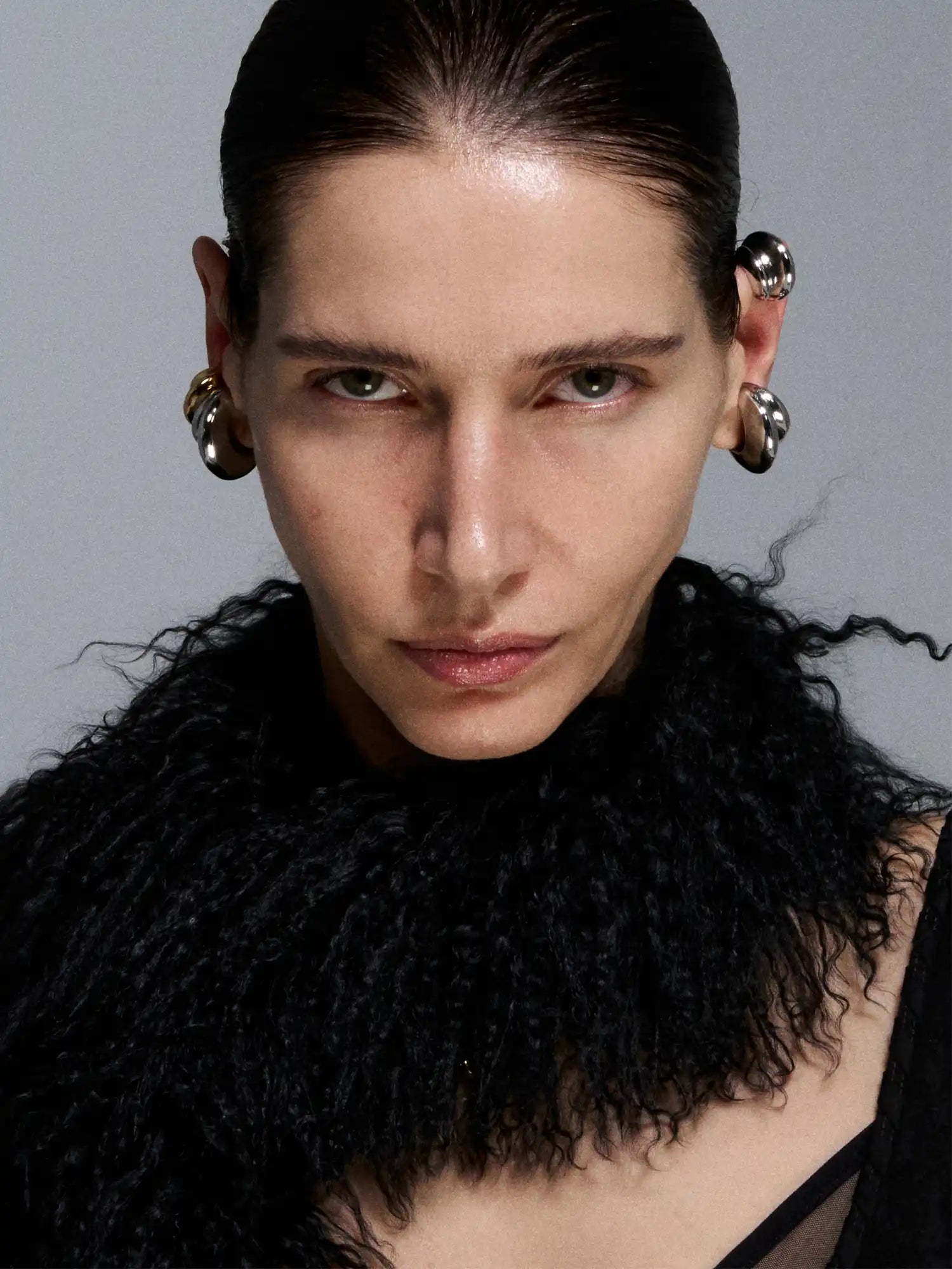 1Jinn M2M Reconstructed Hoop Earrings | Canton Collective