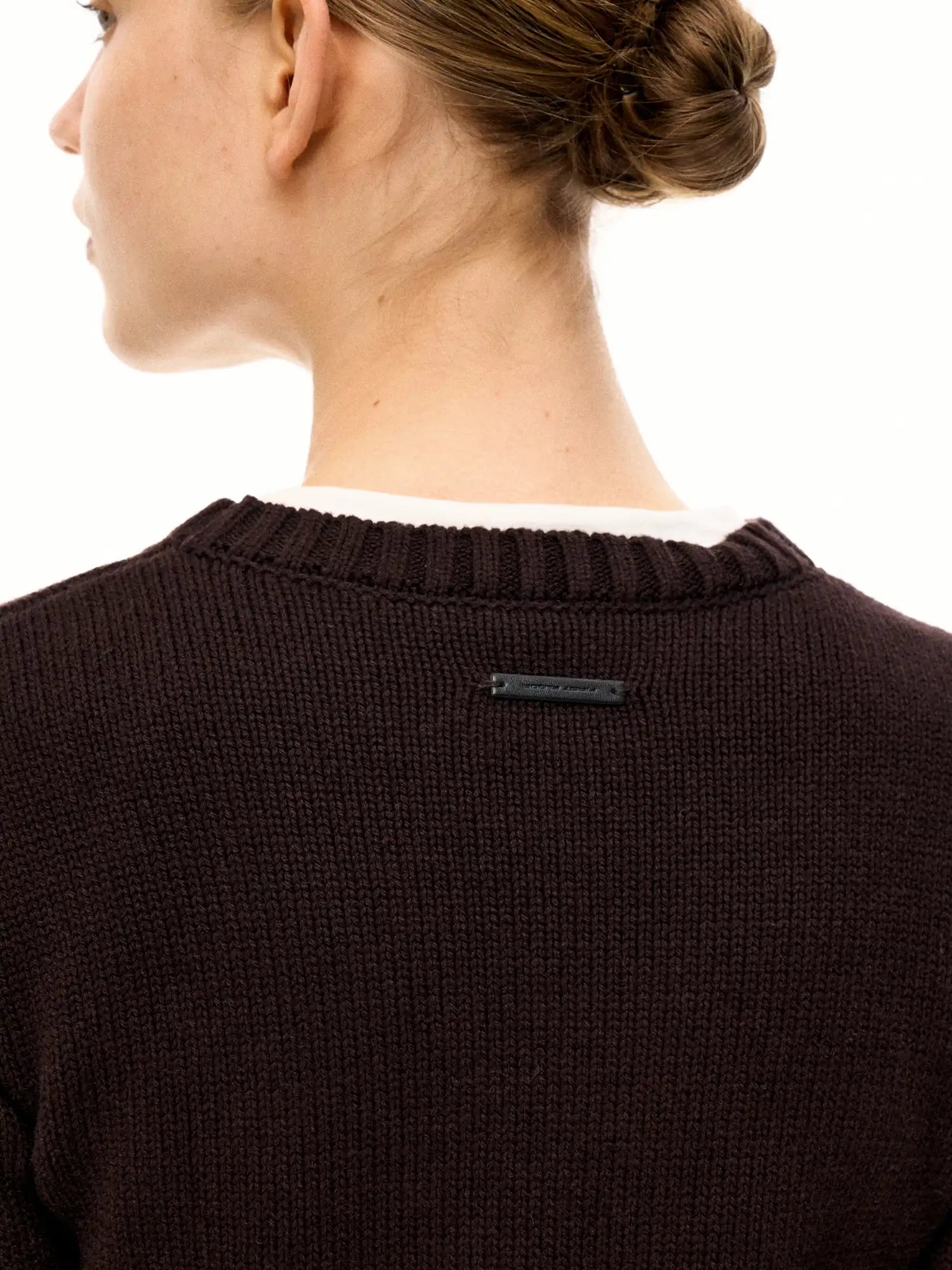 FirstFloor Retro Animal Jacquard Short Sweater | Canton Collective