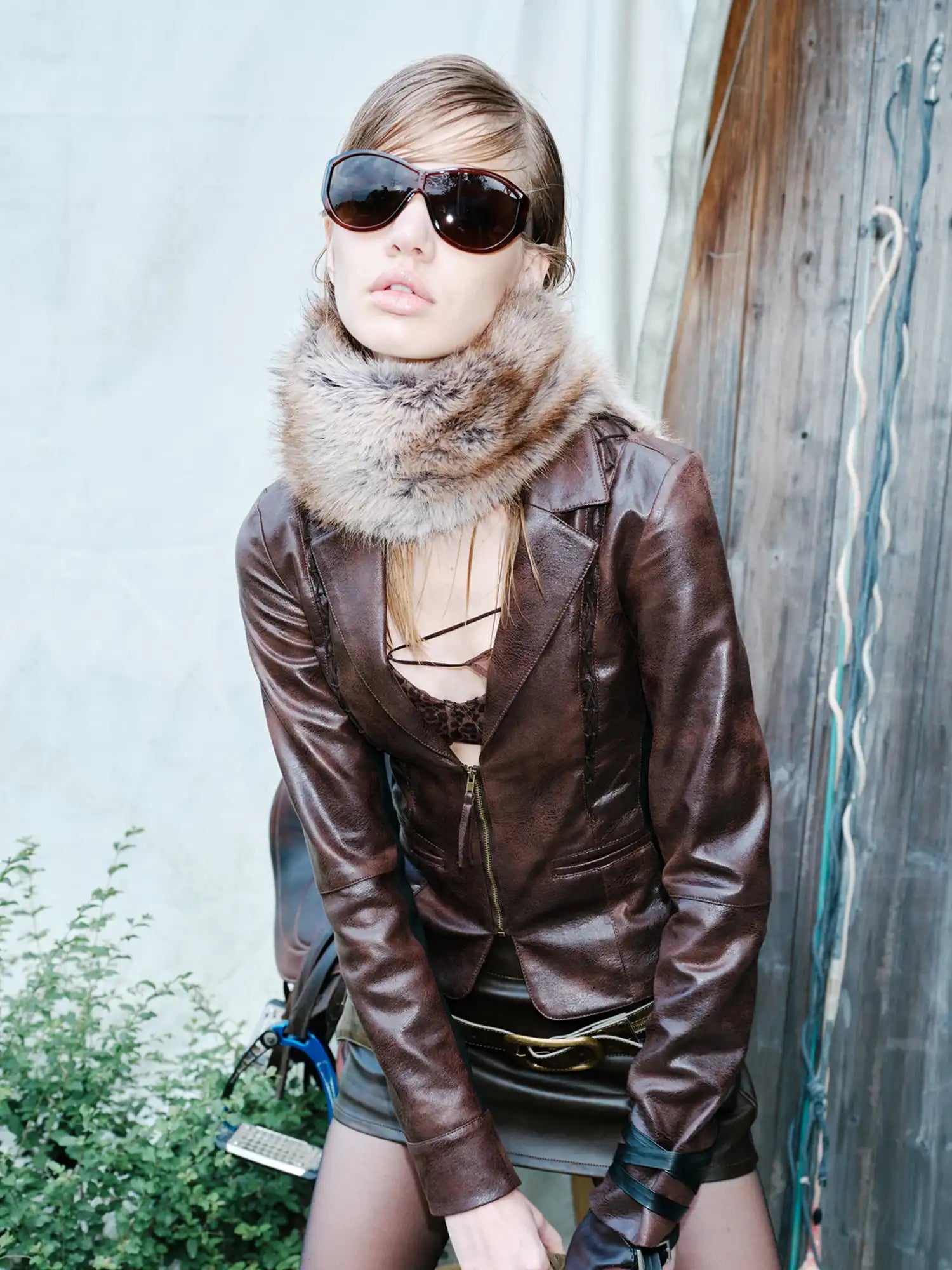 2th Desire Retro Chic Faux Leather Jacket | Canton Collective