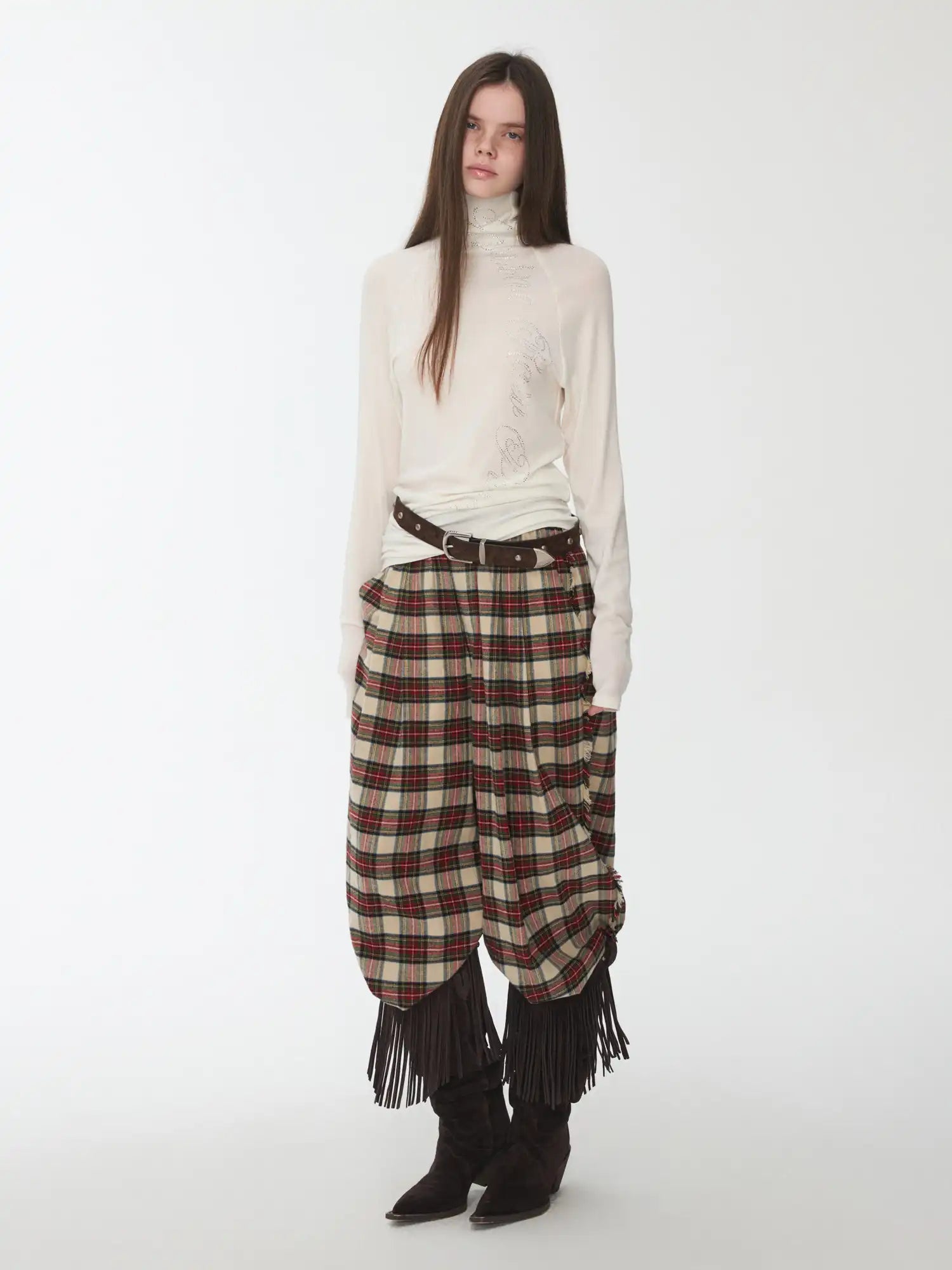 1Jinn Studio Retro Red Plaid Pants | Canton Collective