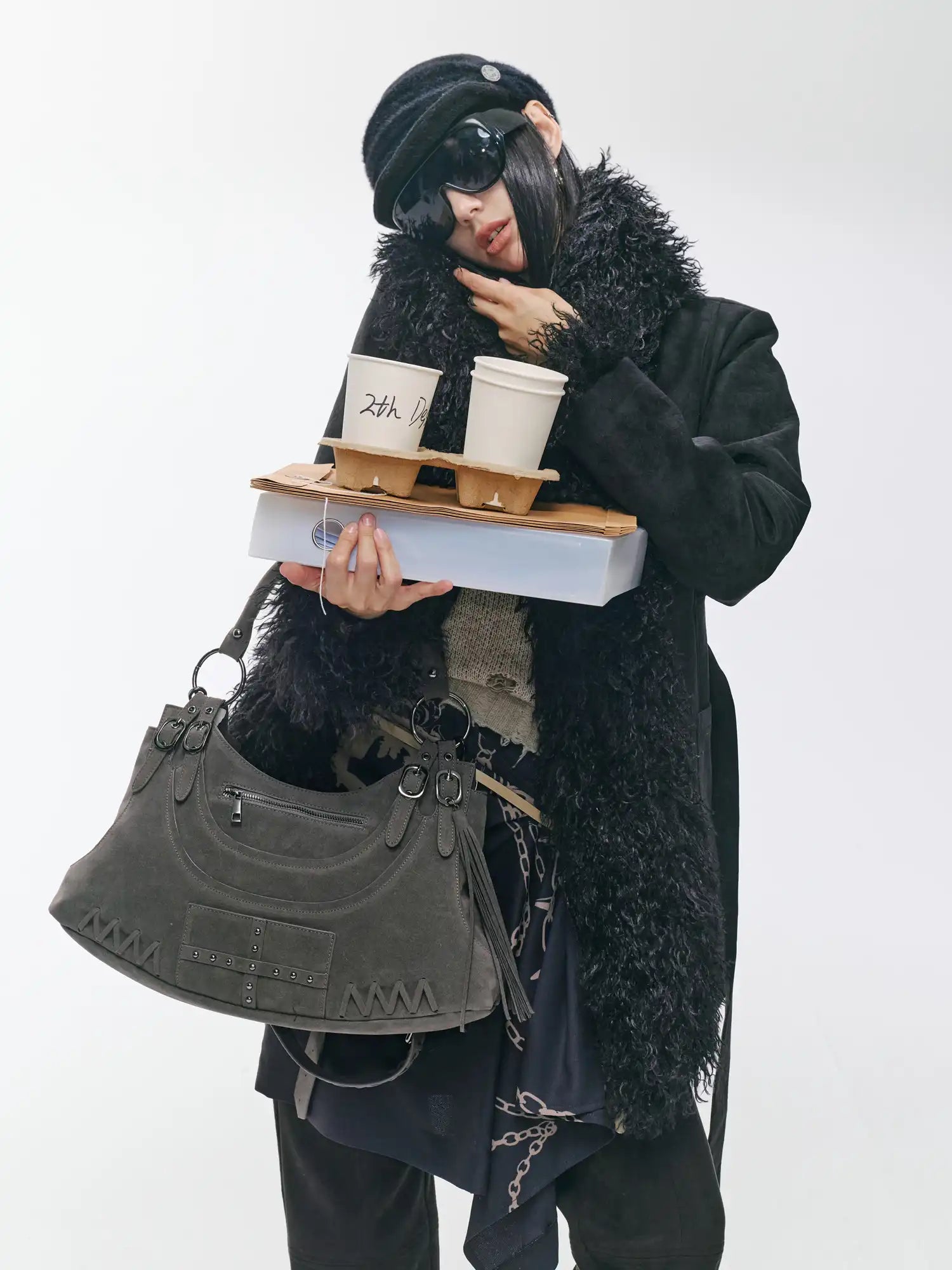 2th Desire Retro Studded Punk Motorcycle Bag | Canton Collective