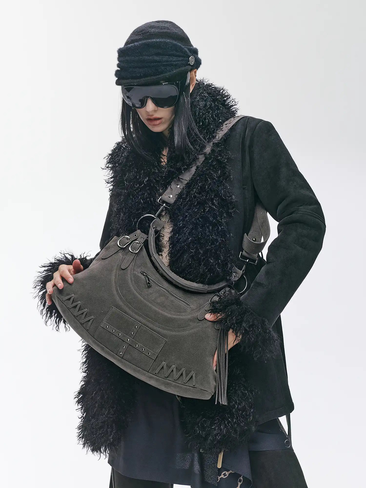 2th Desire Retro Studded Punk Motorcycle Bag | Canton Collective