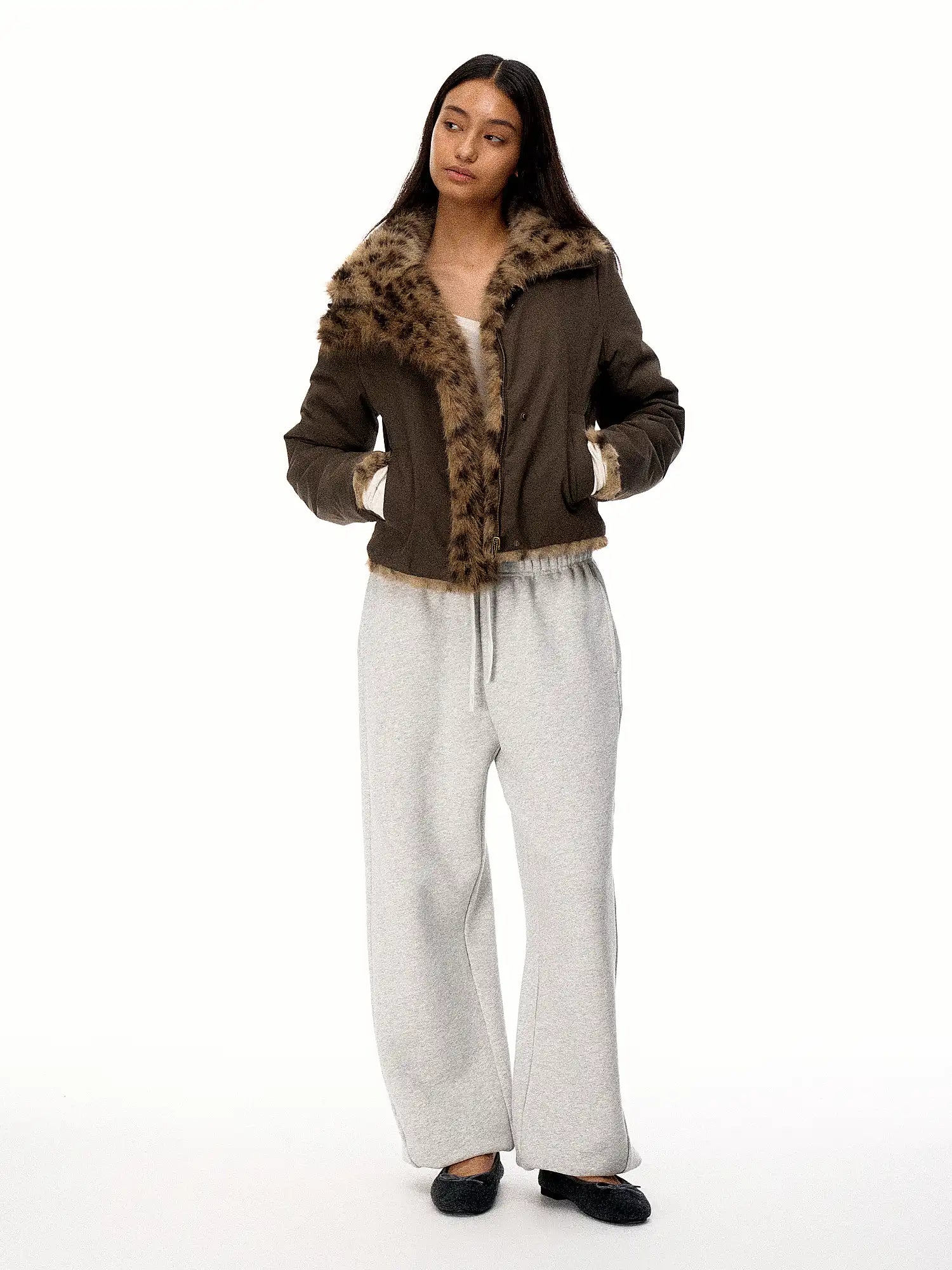FirstFloor Reversible Leopard Print Fur Coat | Canton Collective
