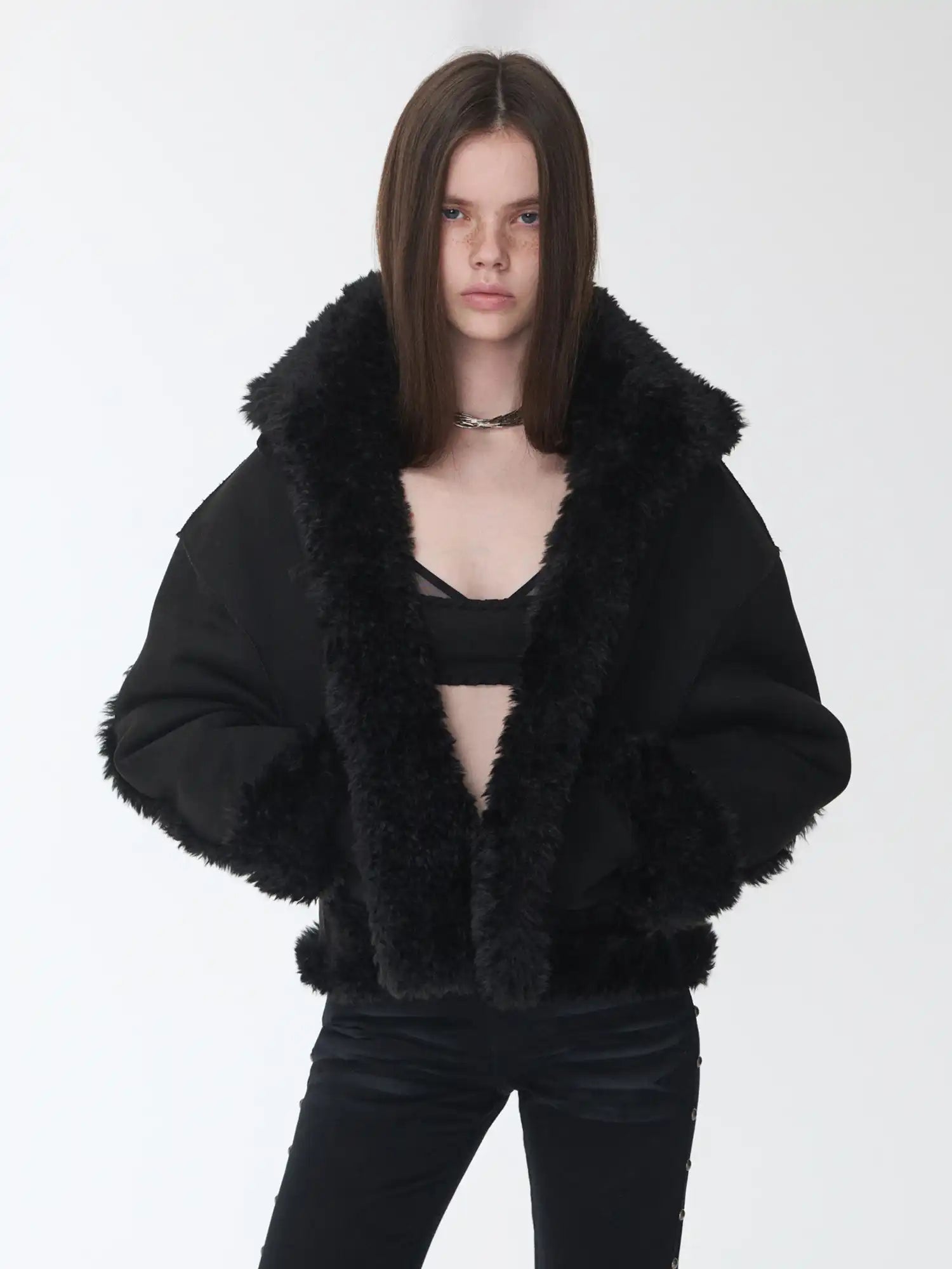 1Jinn Studio Reversible Shearling Suede Jacket | Canton Collective