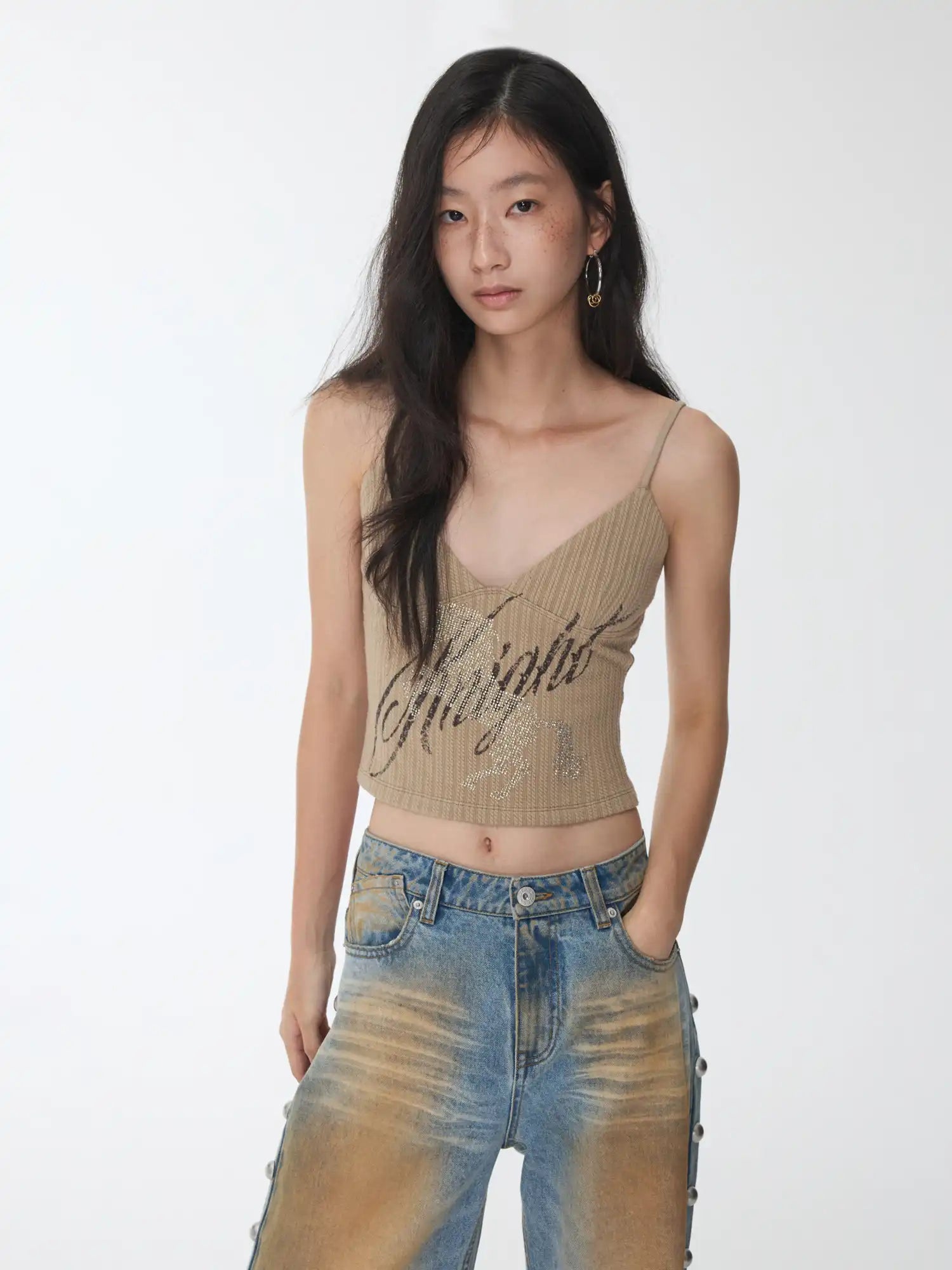 1Jinn Studio Rhinestone Knight Tank | Canton Collective