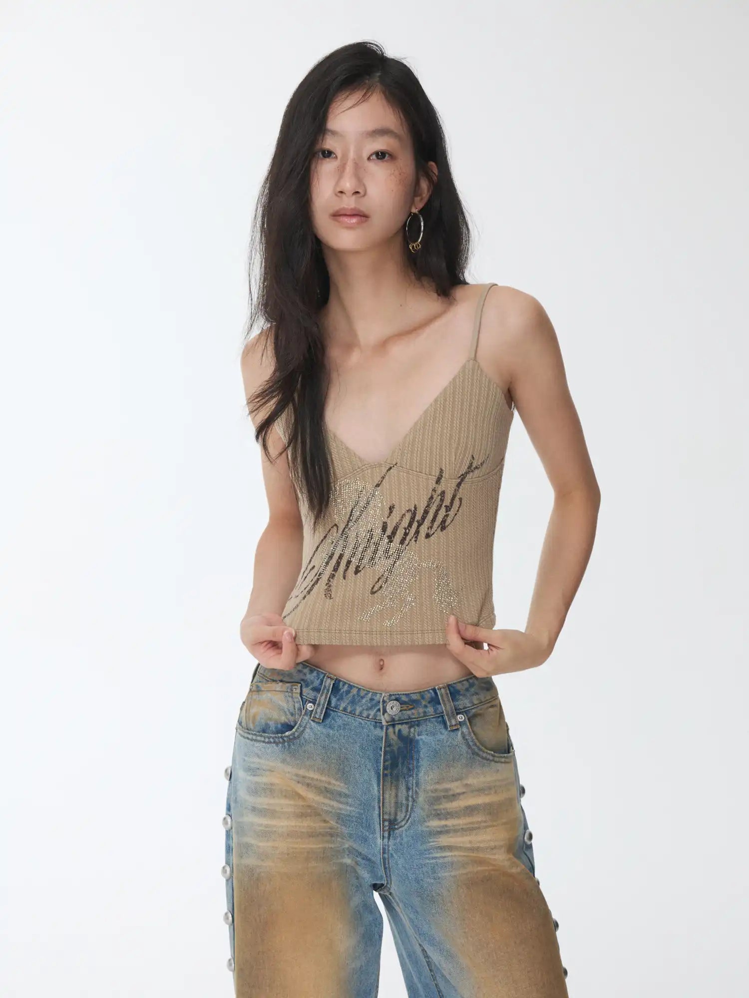 1Jinn Studio Rhinestone Knight Tank | Canton Collective