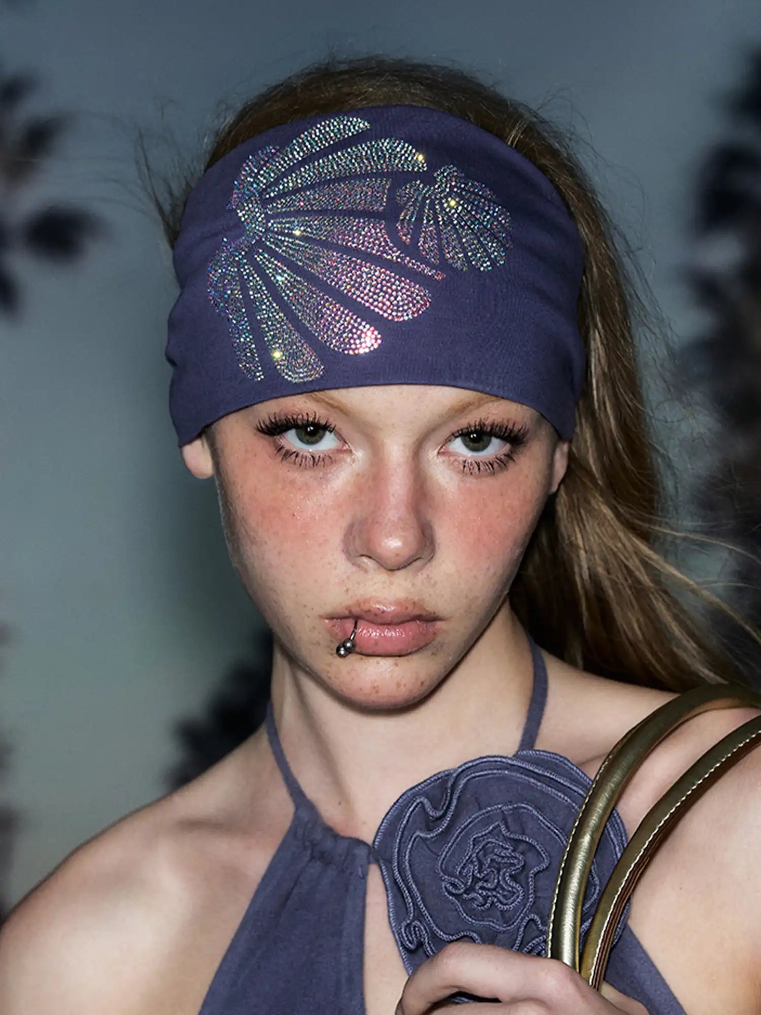 Deleteex Rhinestone Shell Headband | Canton Collective