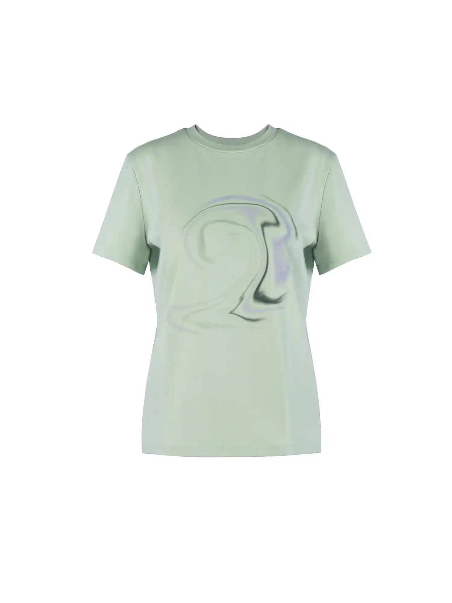 CantonCollective Design Ripple Wave Graphic Tee Tencel Cotton Loose T-Shirt | Canton Collective