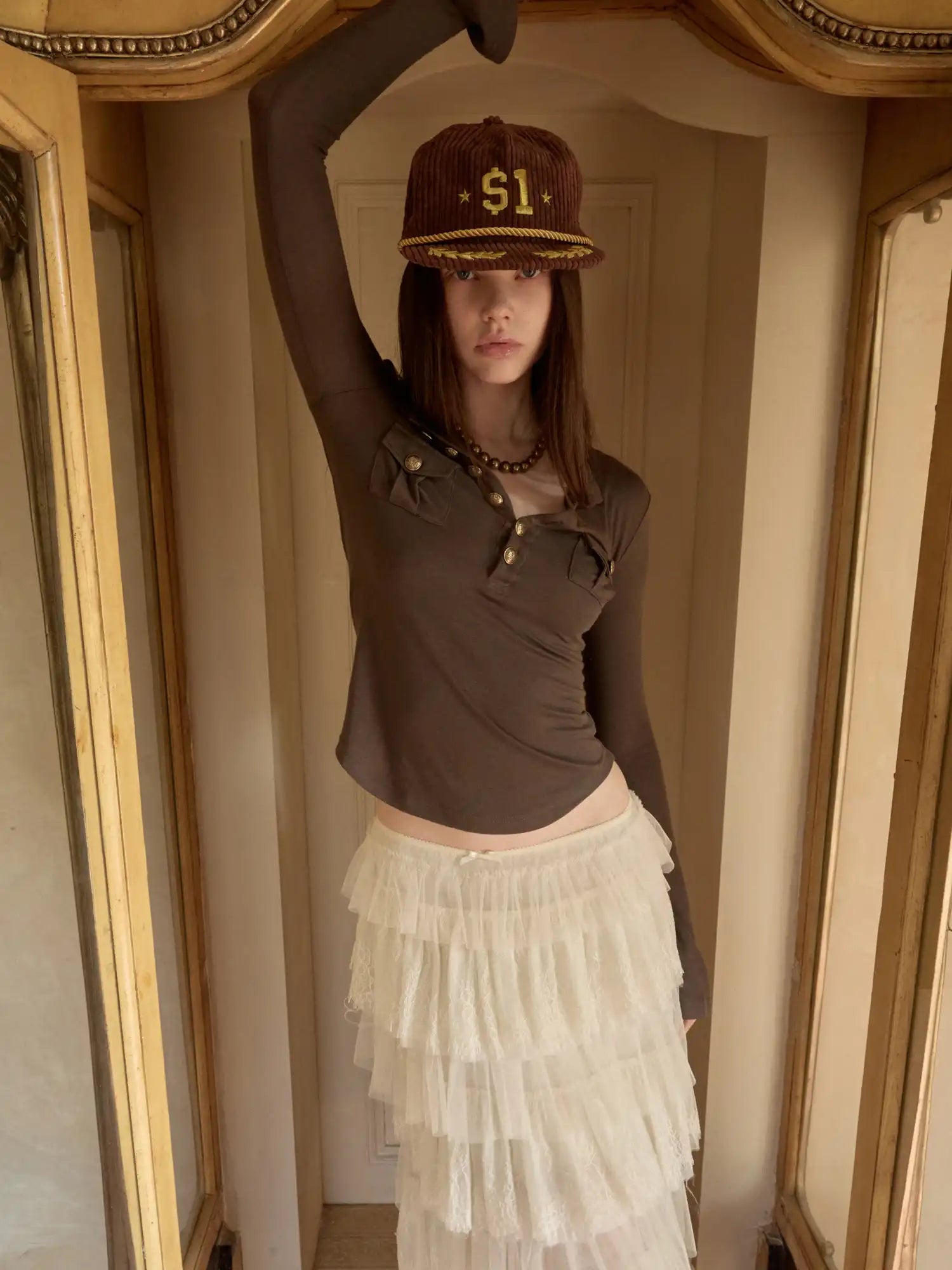 1Jinn Studio Royal Button Henley Long Sleeve Tee | Canton Collective