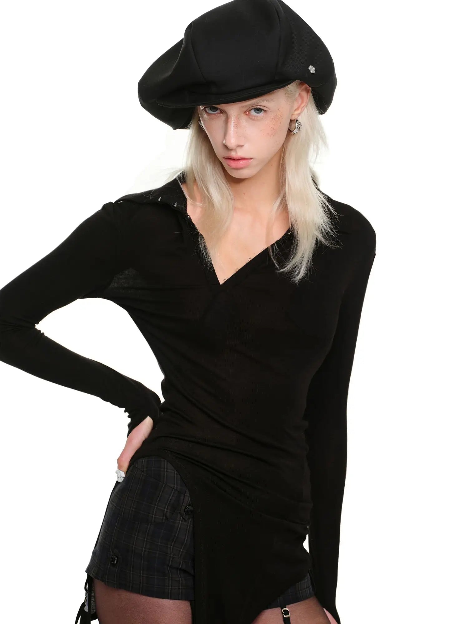 1Jinn Studio Ruched Layer Polo | Canton Collective