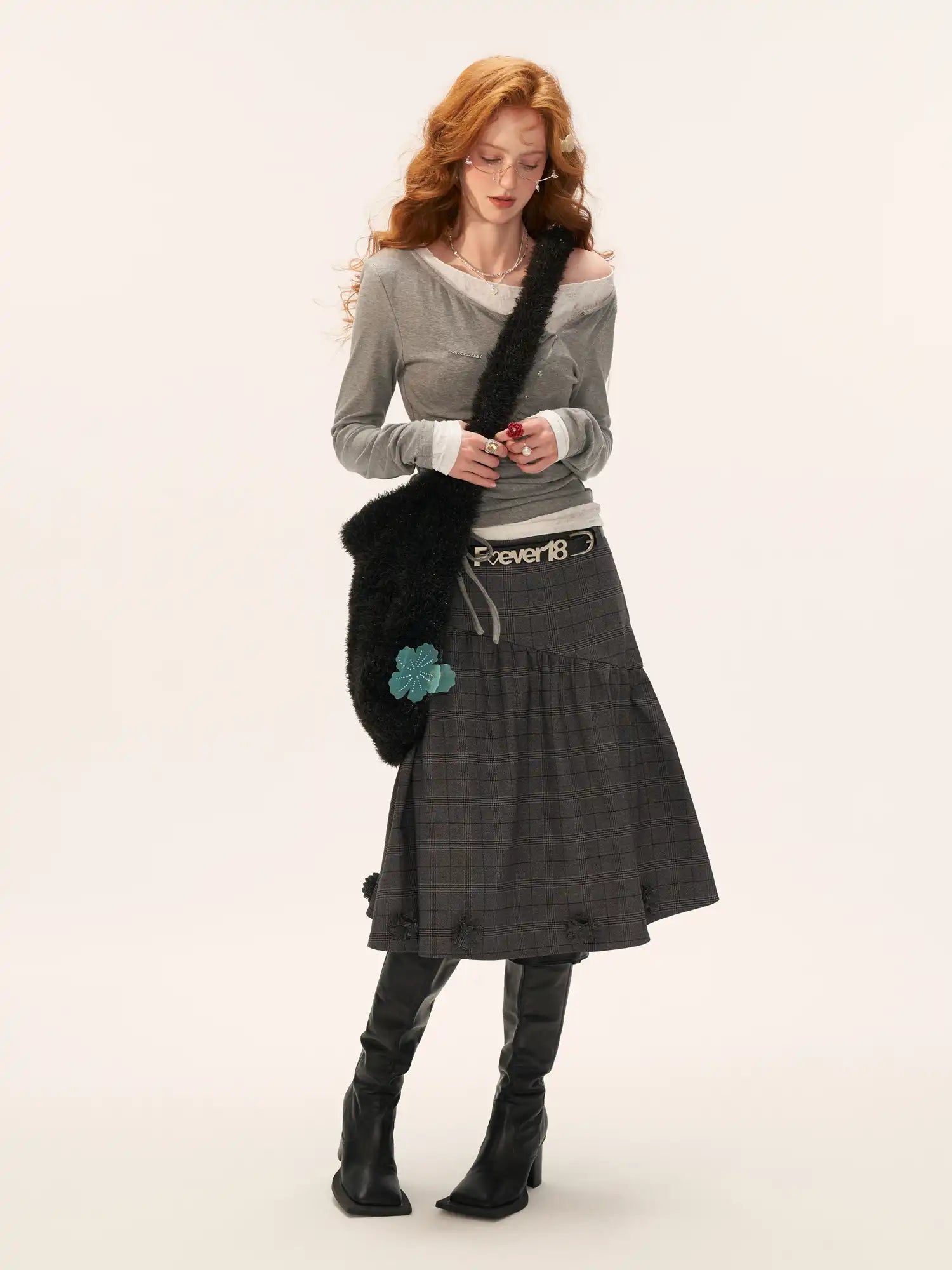 MAMC Ruched Mock Layered Lace Top | Canton Collective