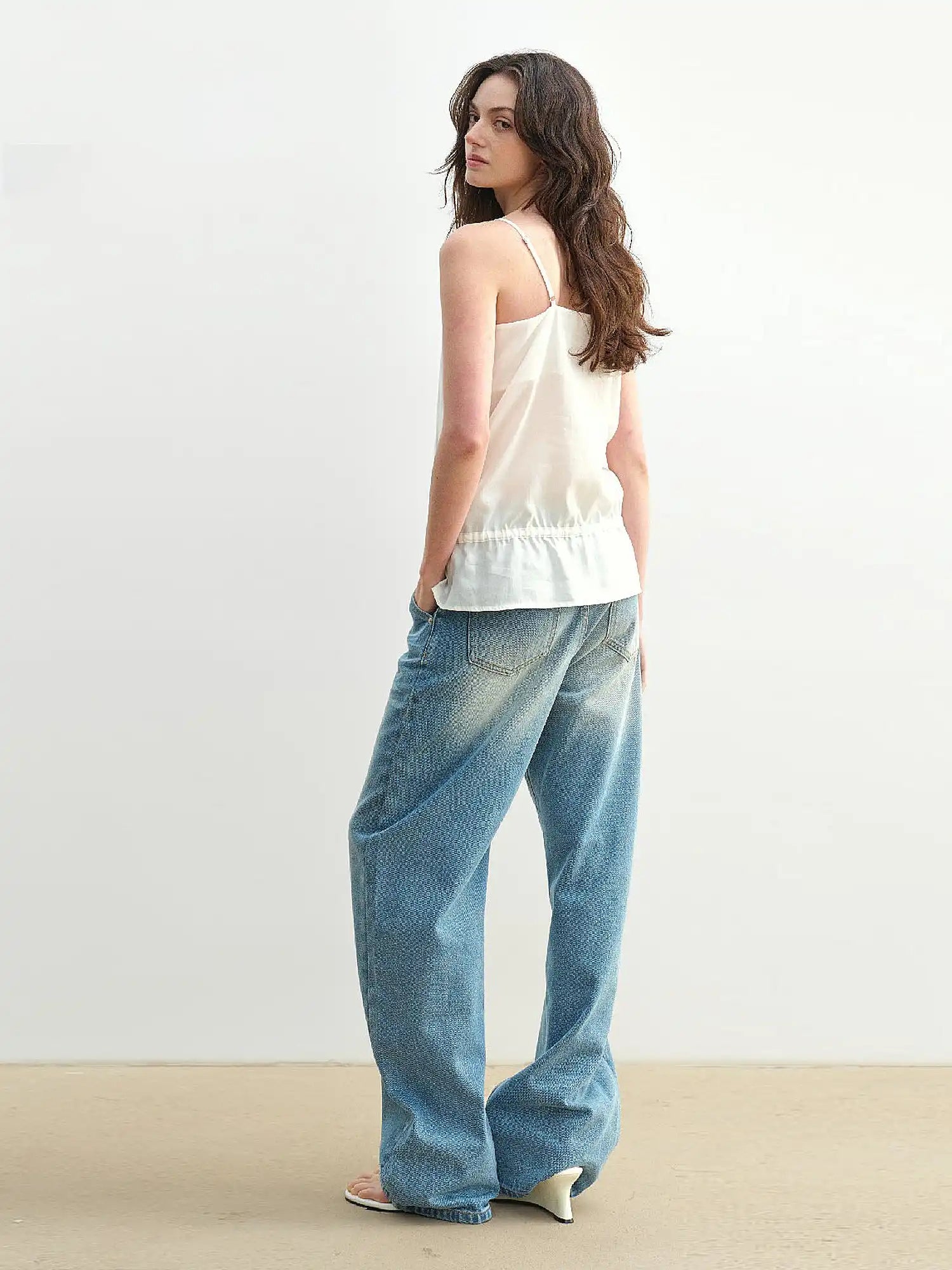 Muse Naps Ruffle Bib Drawstring Tank Top | Canton Collective