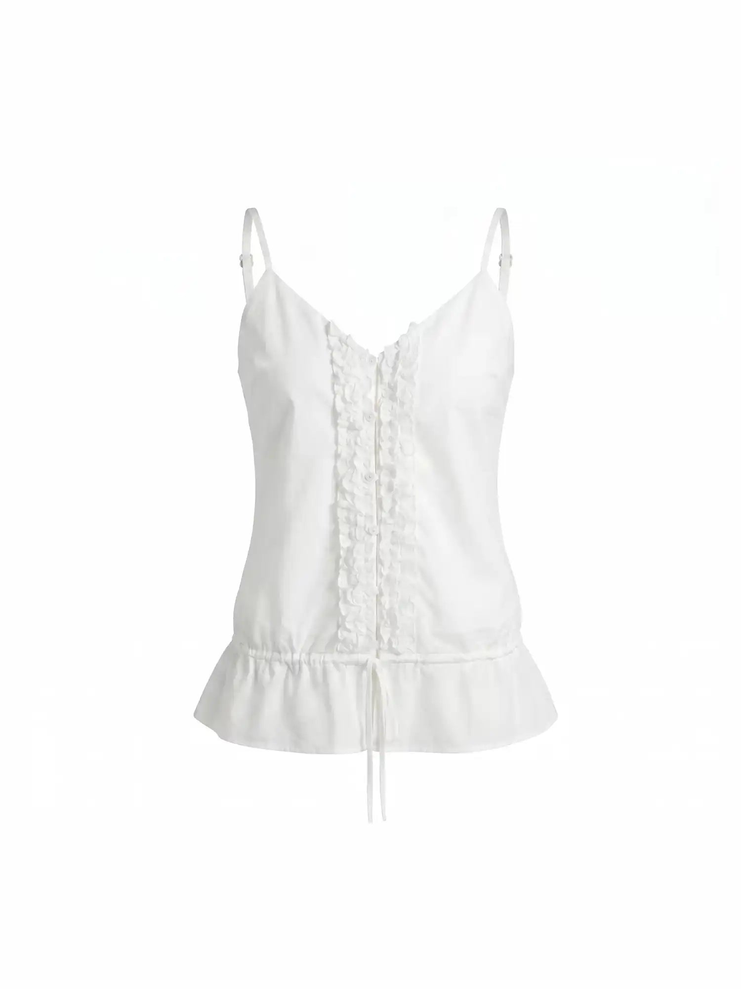 Muse Naps Ruffle Bib Drawstring Tank Top | Canton Collective