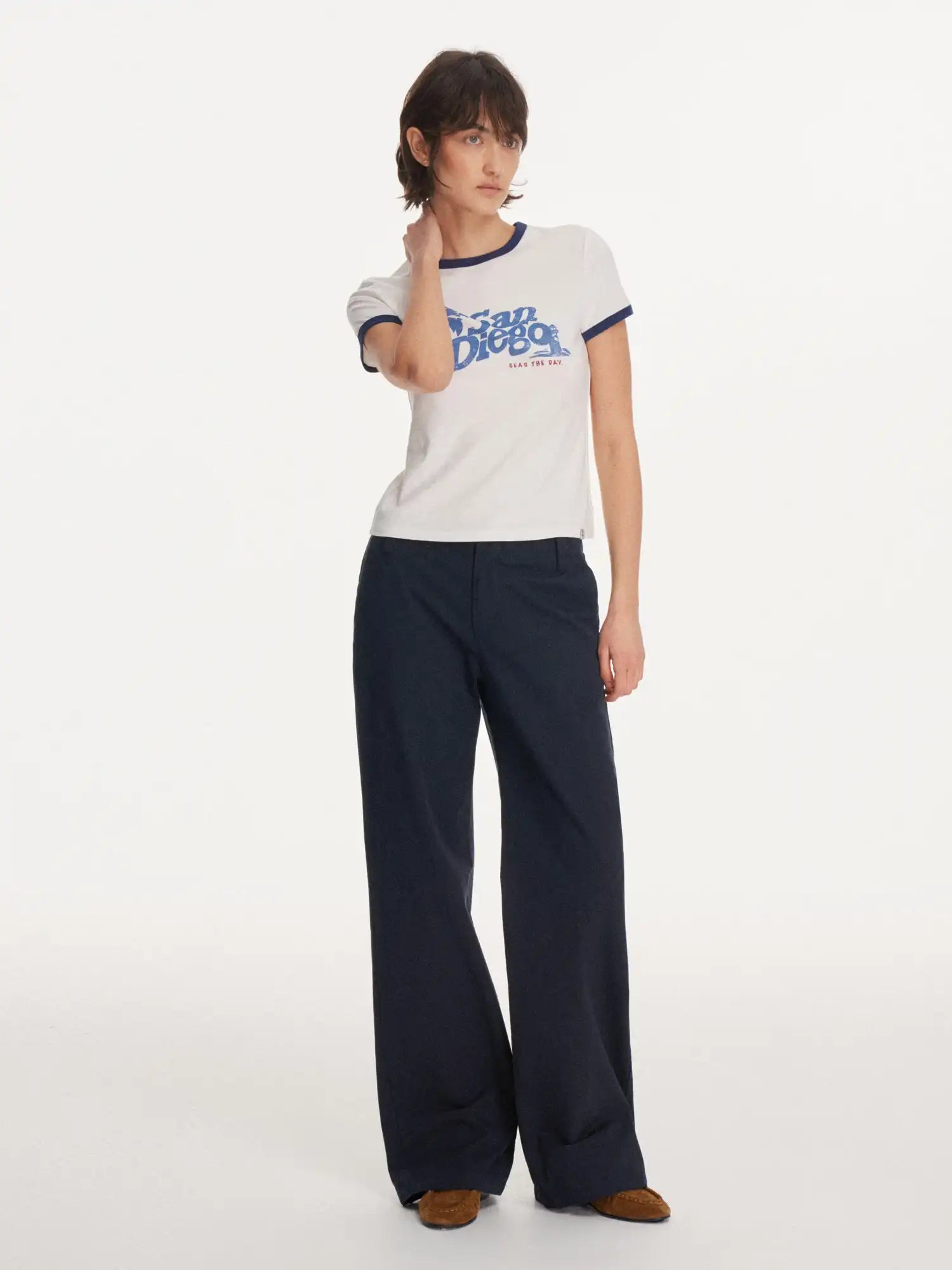 First Floor San Diego Vintage Ringer Graphic Tee | Canton Collective