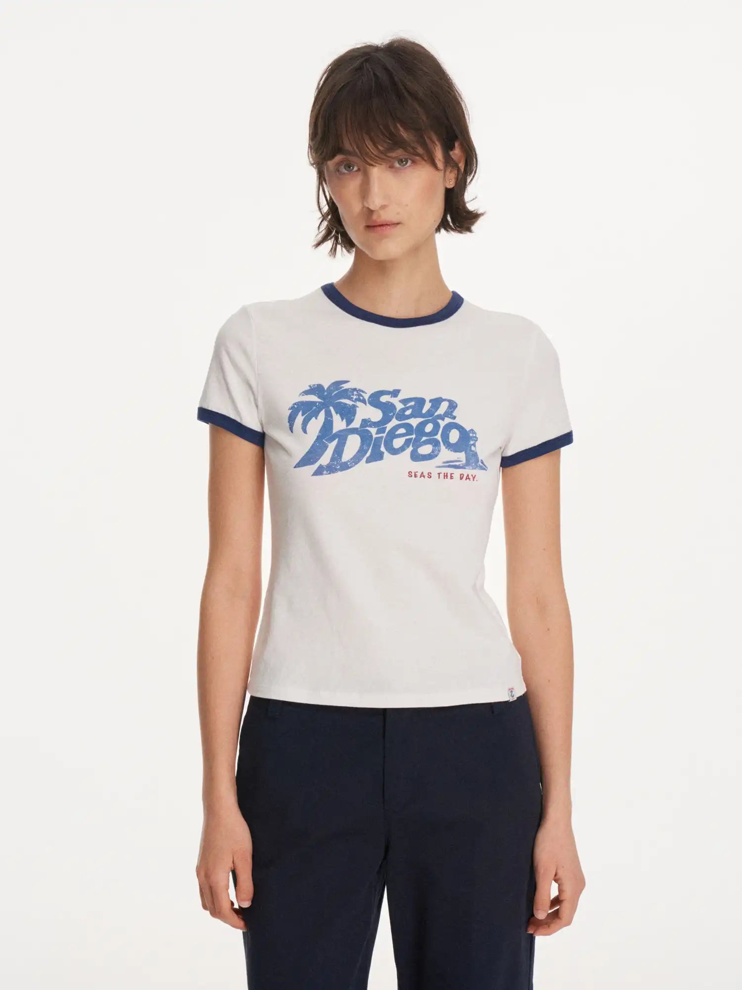First Floor San Diego Vintage Ringer Graphic Tee | Canton Collective