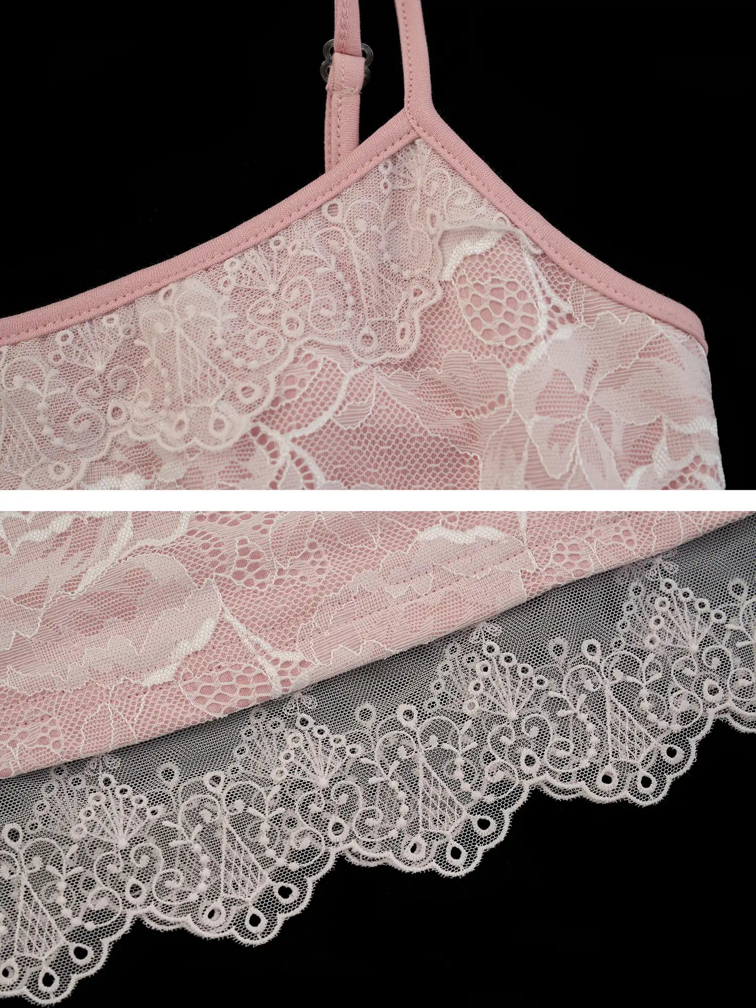 MAMC Scalloped Floral Lace Camisole Tank Top | Canton Collective