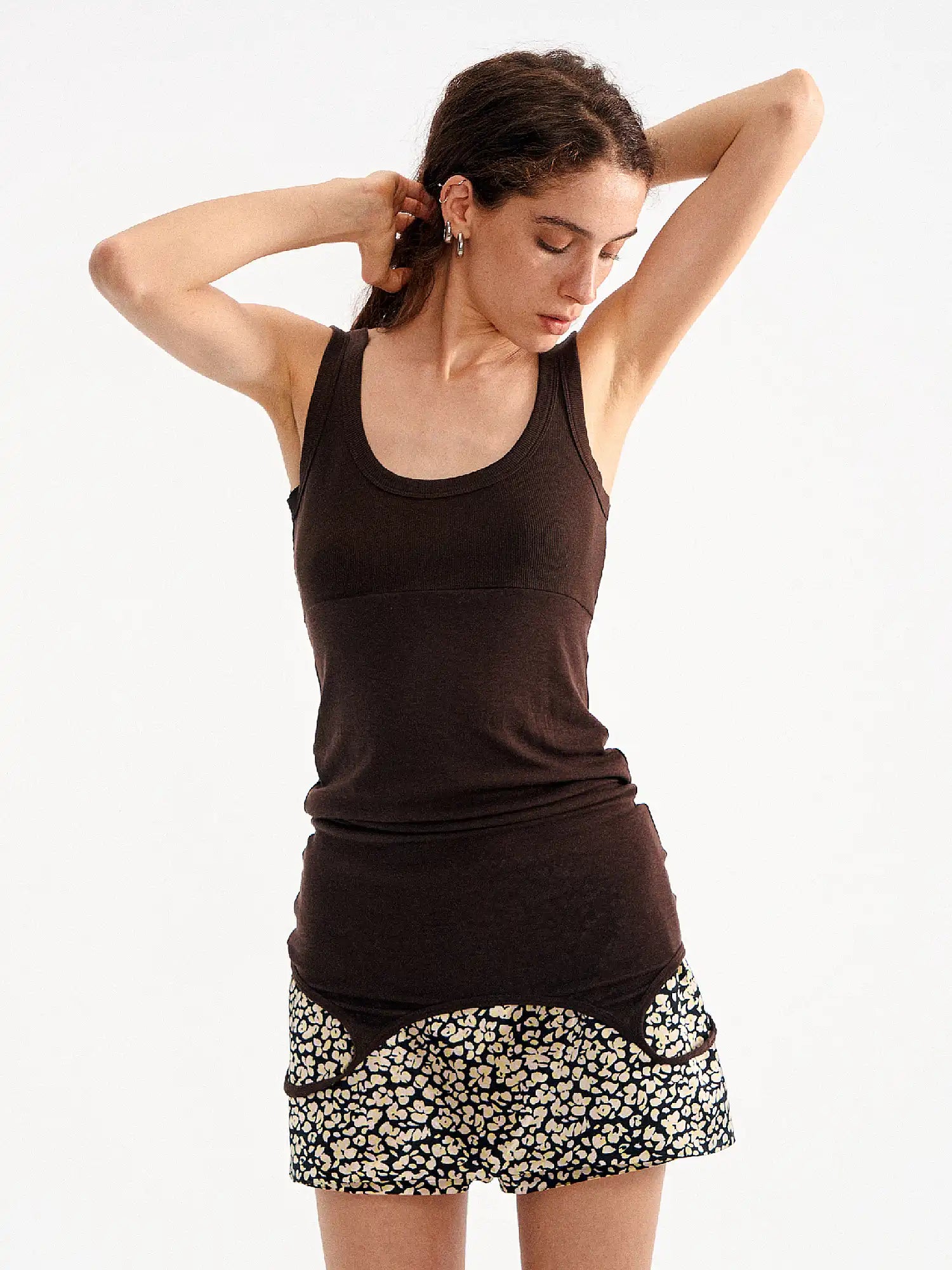 Muse Naps Scoop Neck Knit Longline Tank Top | Canton Collective