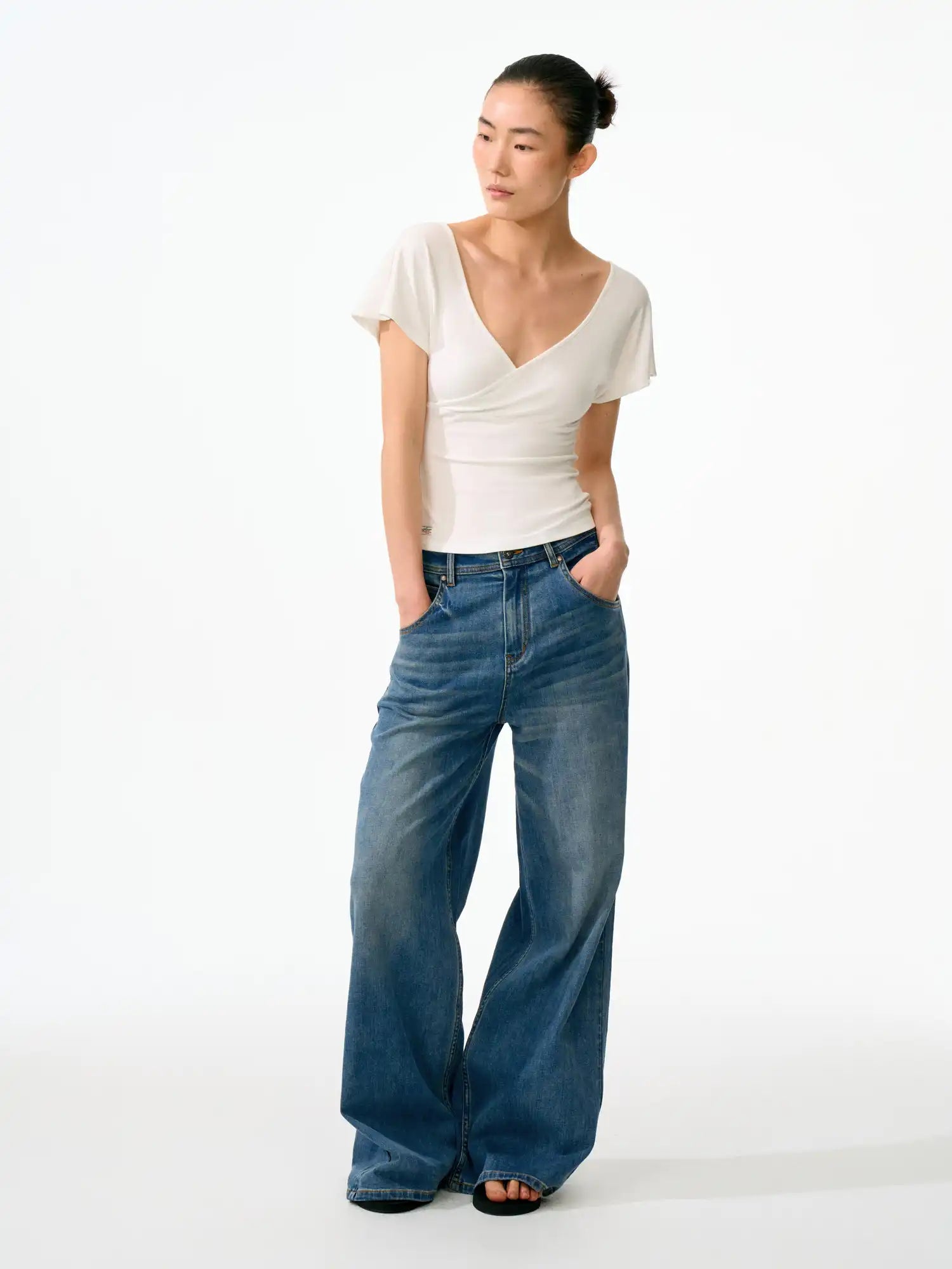 FirstFloor Second-Skin Soft Touch V-Neck Tee | Canton Collective