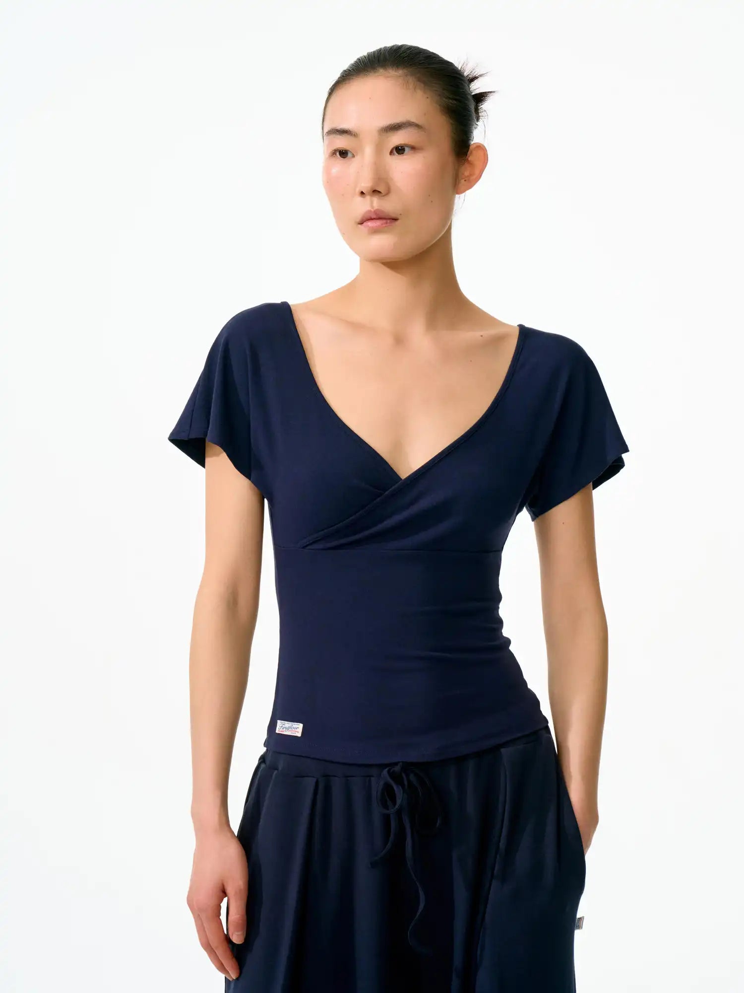 FirstFloor Second-Skin Soft Touch V-Neck Tee | Canton Collective