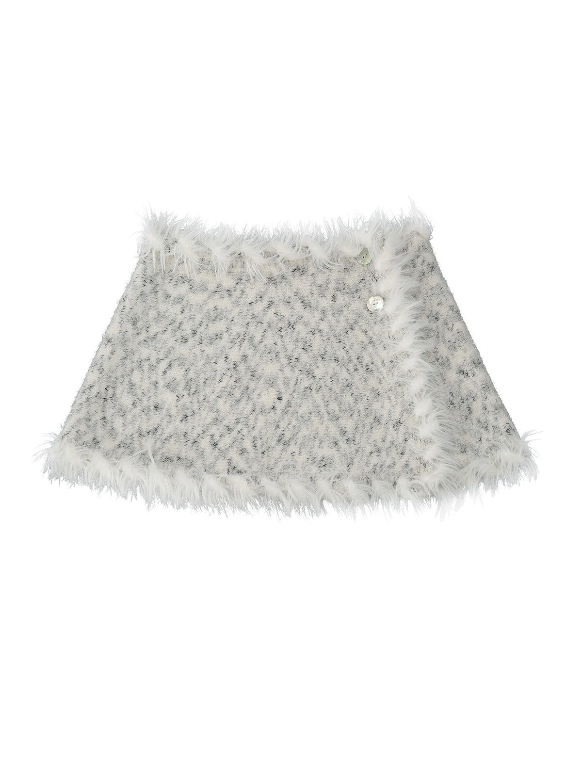 MAMC Shell Button Textured Knit Capelet | Canton Collective