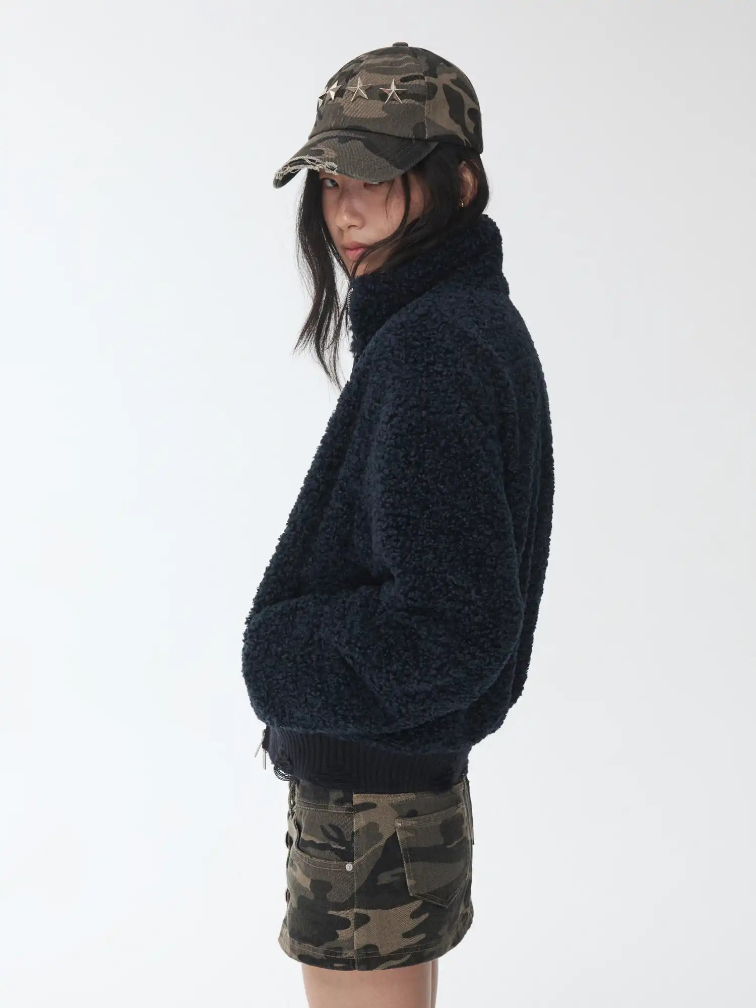 1Jinn Studio Sherpa Crop Coat | Canton Collective