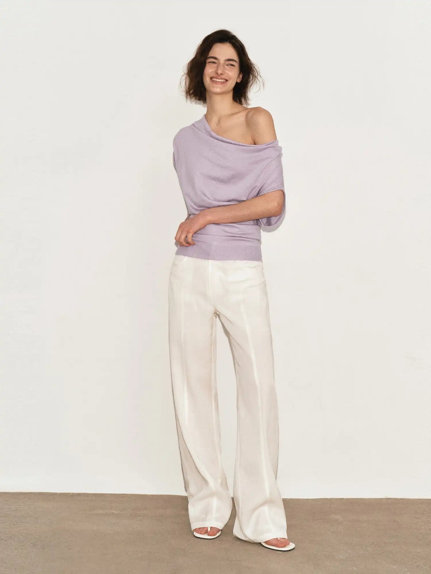 Ayo Short Sleeve Off Shoulder Knit Top | Canton Collective