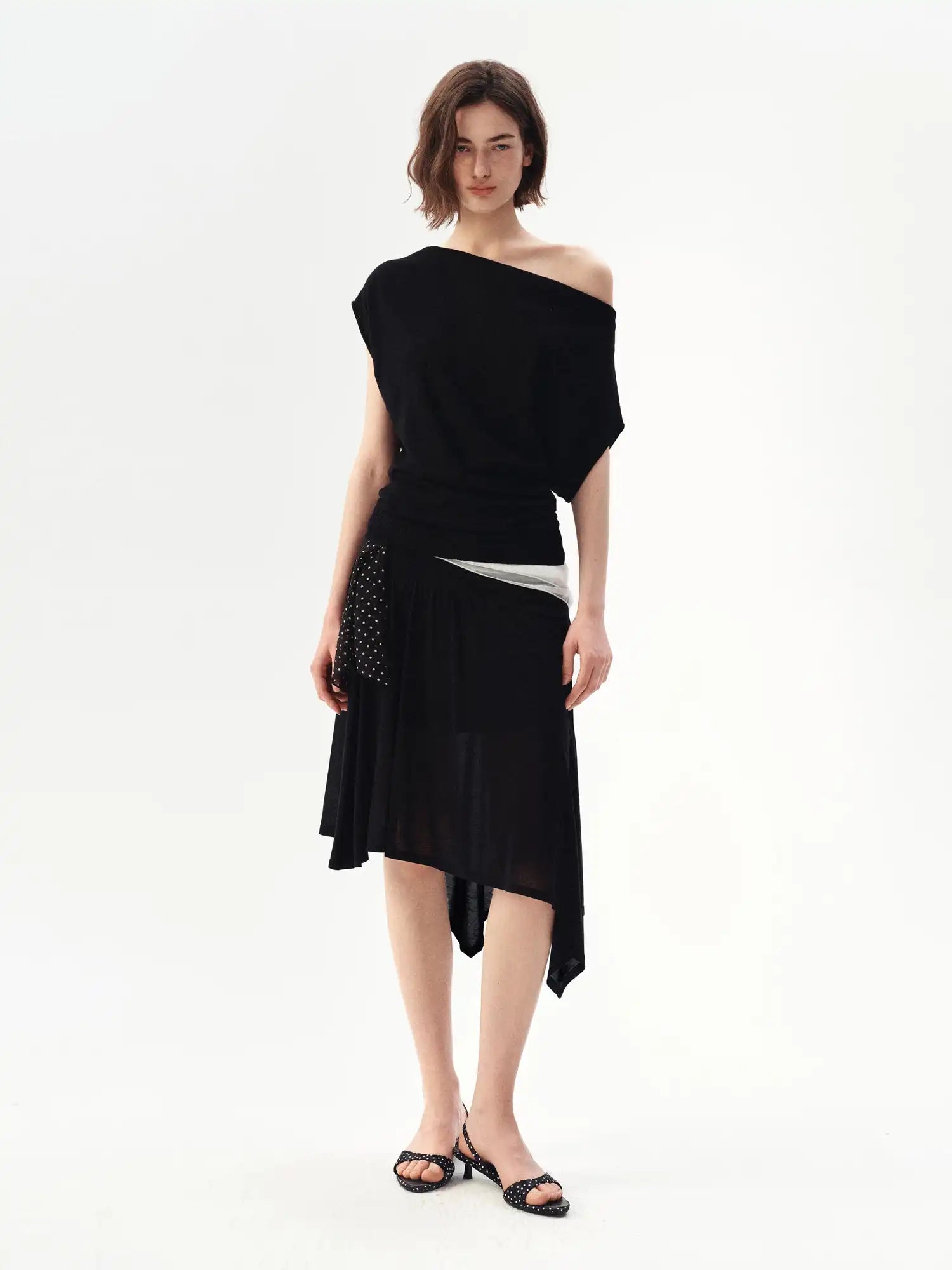 Ayo Short Sleeve Off Shoulder Knit Top | Canton Collective
