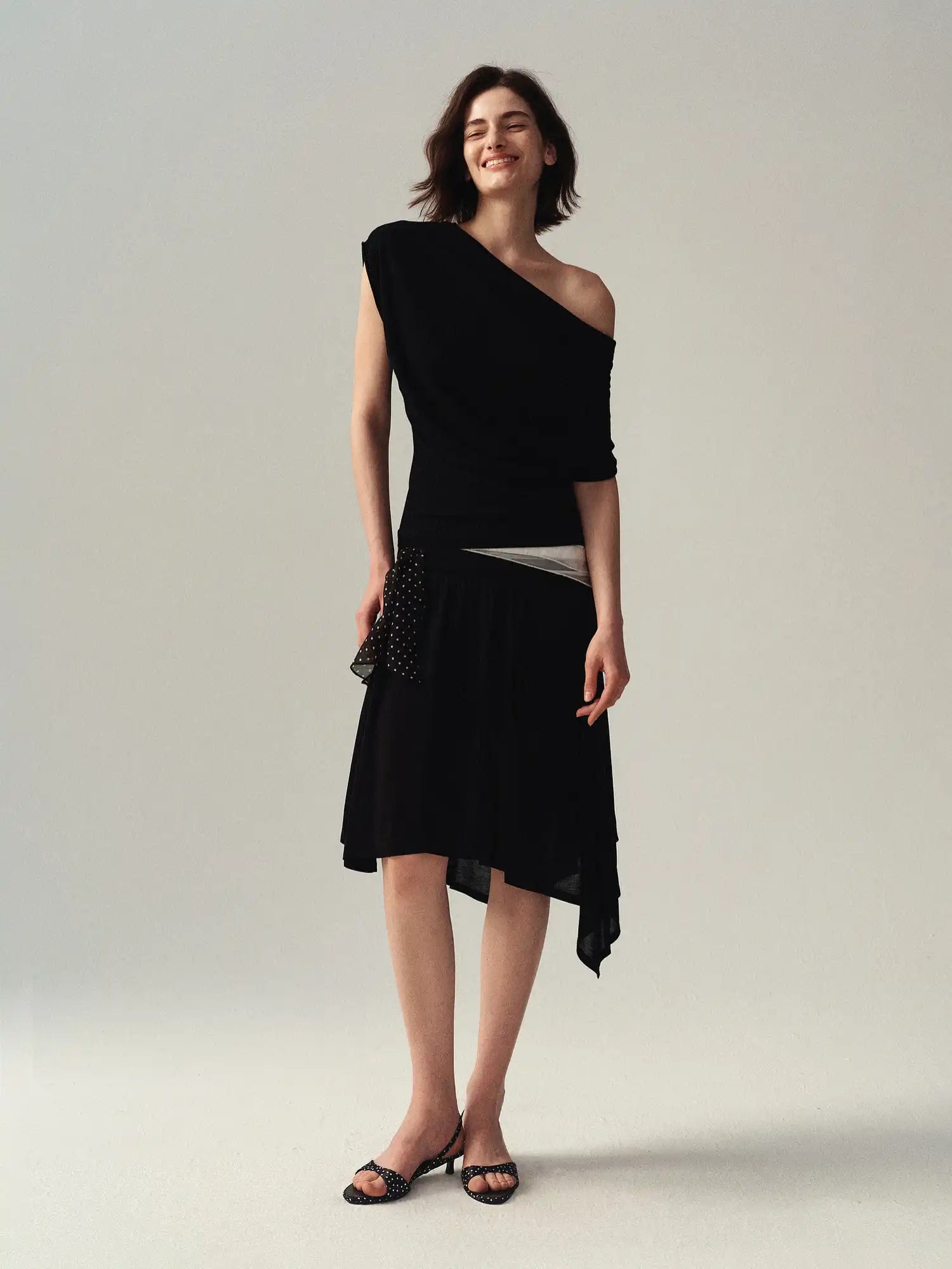Ayo Short Sleeve Off Shoulder Knit Top | Canton Collective