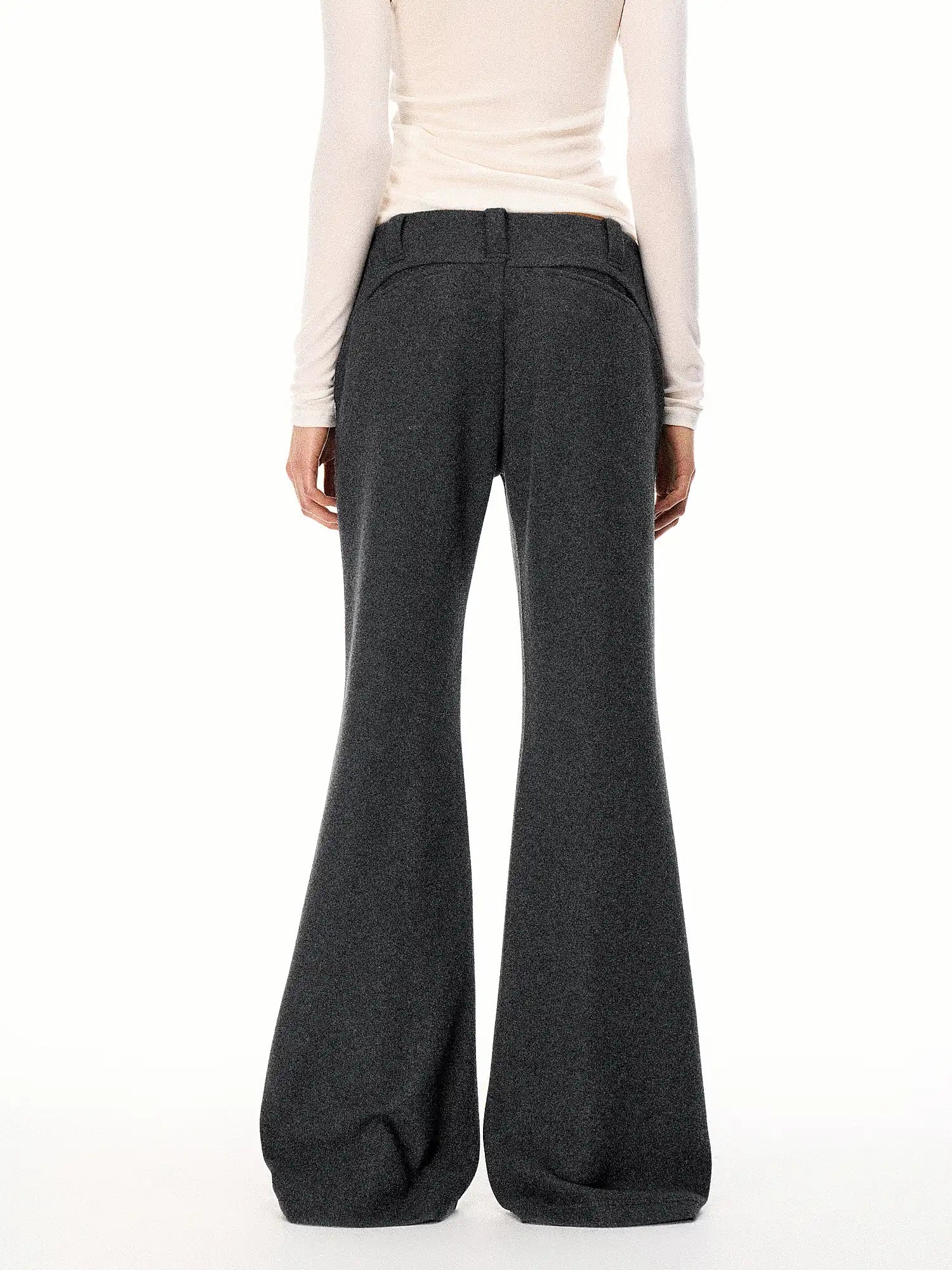 FirstFloor Slightly Flared Casual Suit Trousers | Canton Collective