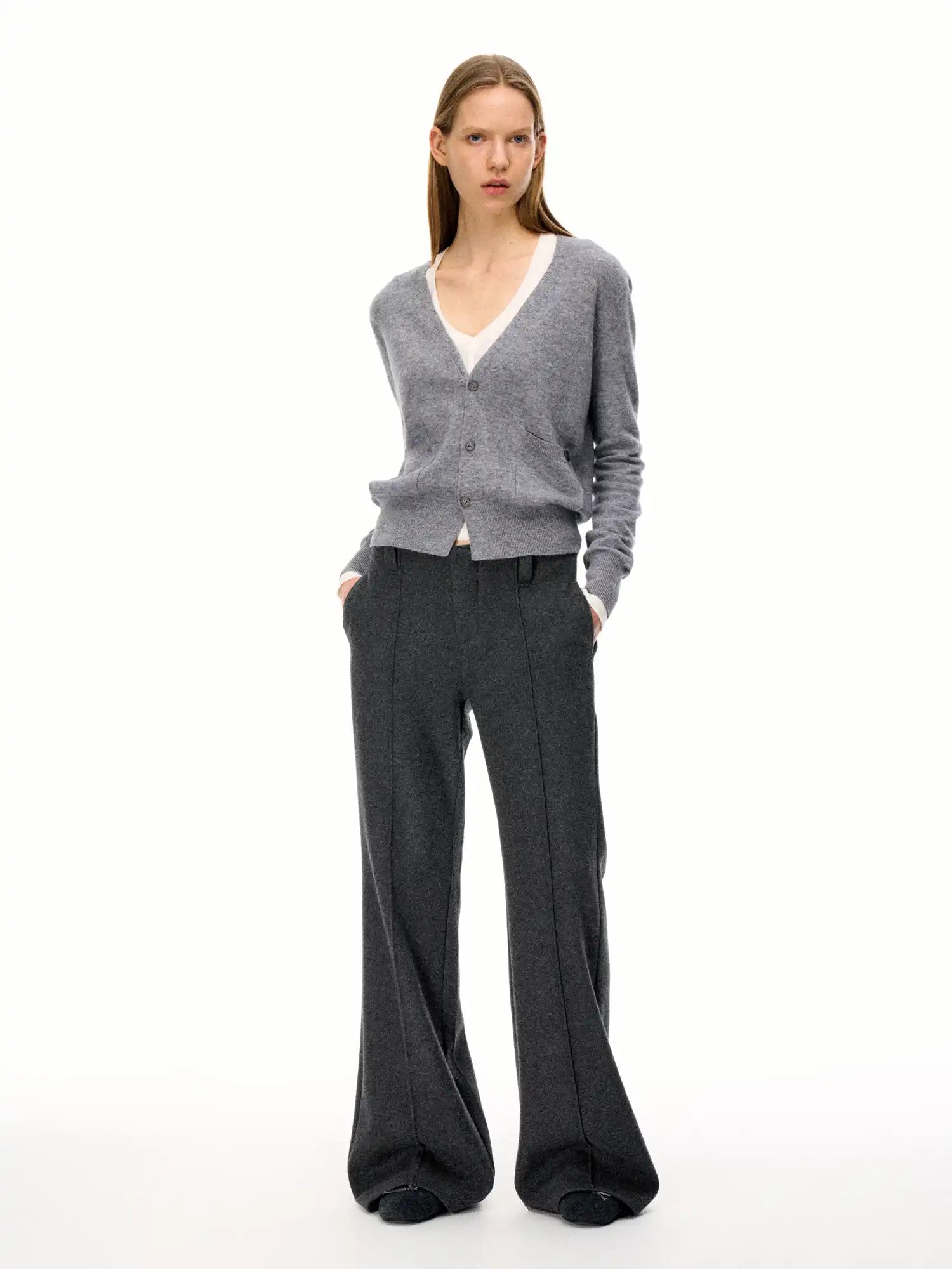 FirstFloor Slightly Flared Casual Suit Trousers | Canton Collective