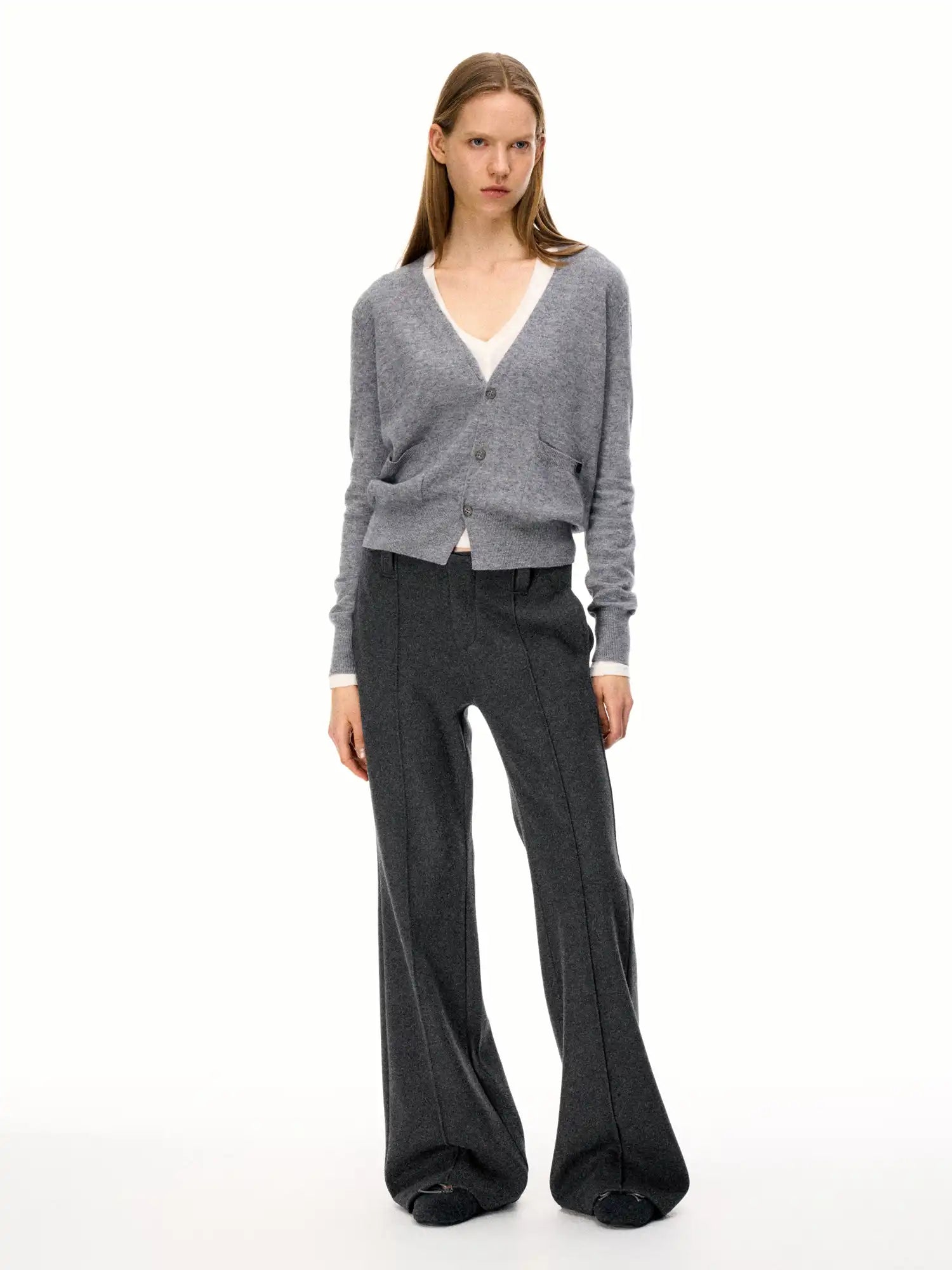 FirstFloor Slightly Flared Casual Suit Trousers | Canton Collective