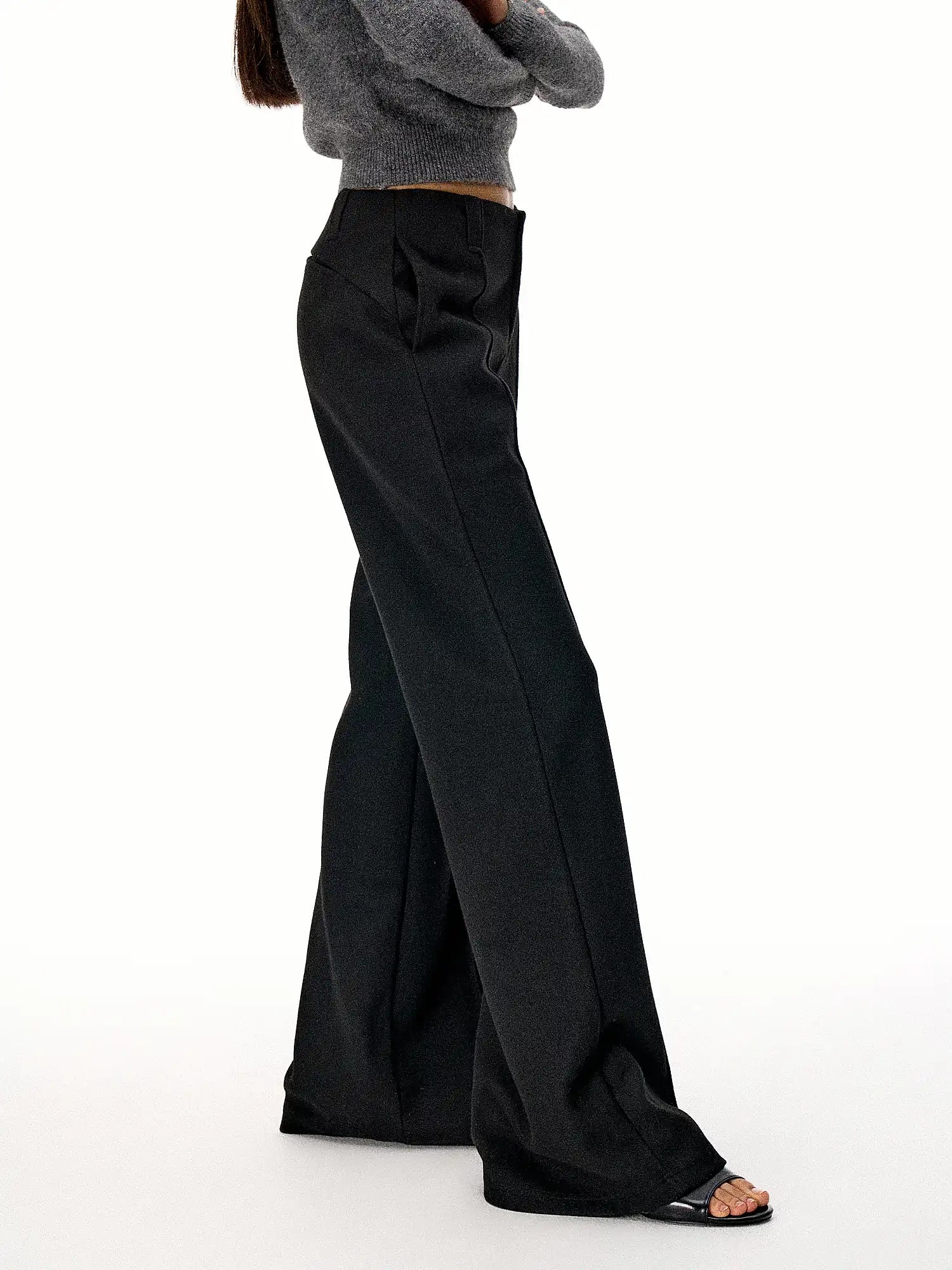FirstFloor Slightly Flared Casual Suit Trousers | Canton Collective