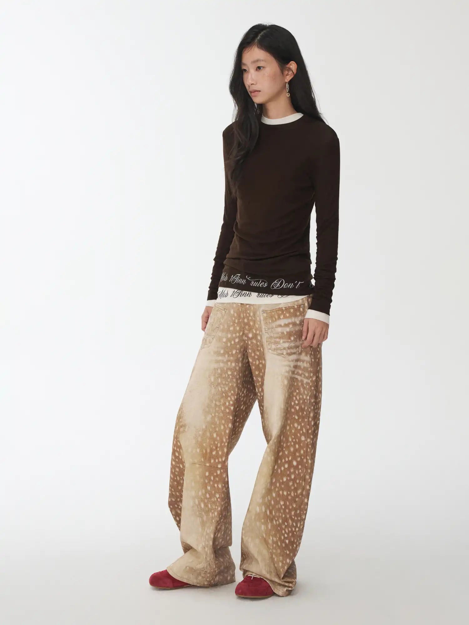 1Jinn Studio Slightly Transparent Lettering Top | Canton Collective