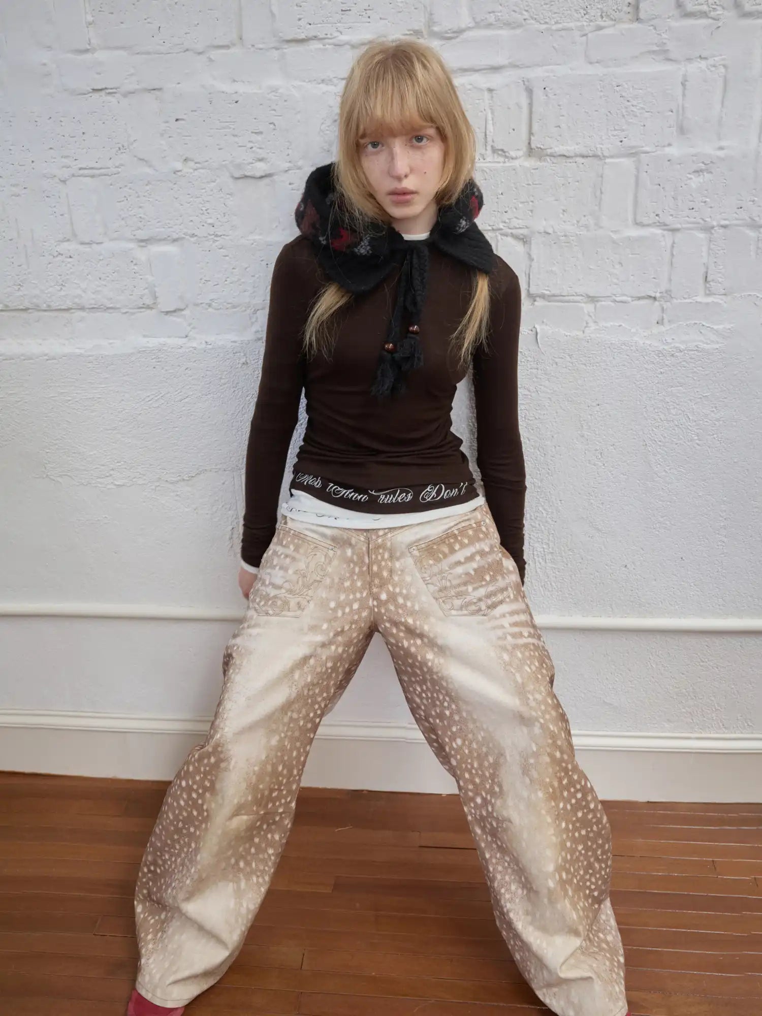 1Jinn Studio Slightly Transparent Lettering Top | Canton Collective