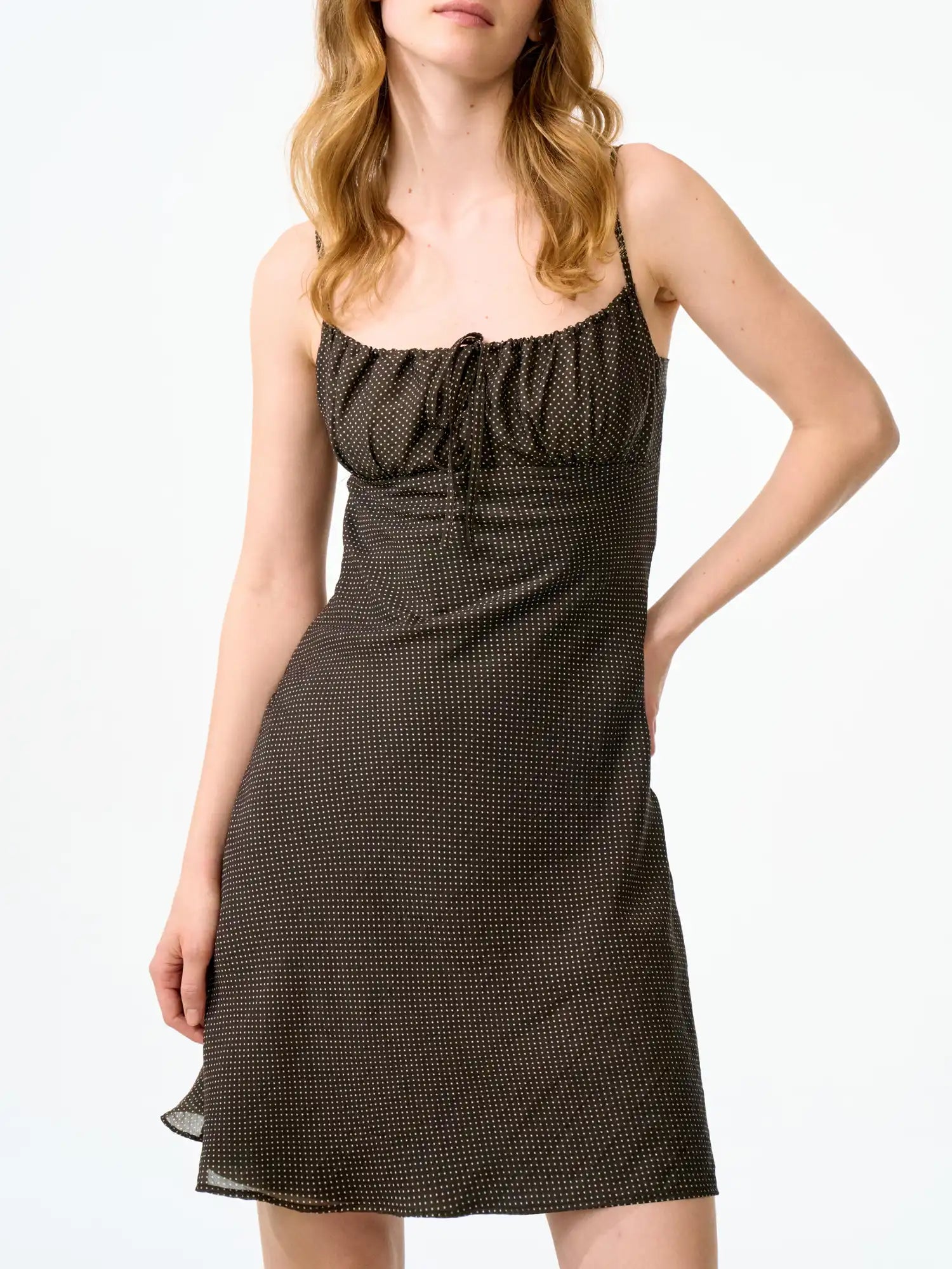 FirstFloor Slouchy Chic Tencel Mesh Mini Slip Dress | Canton Collective