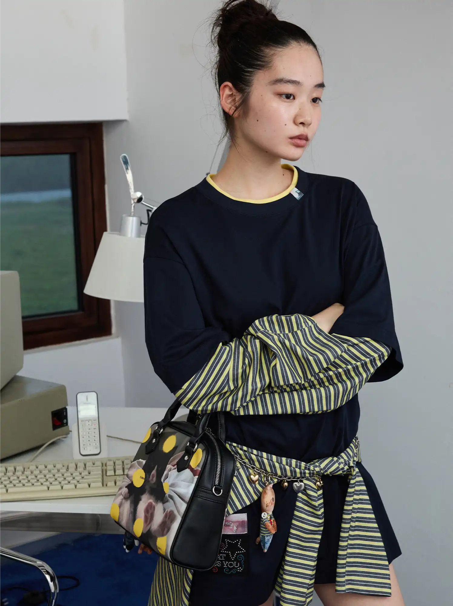 1Jinn Studio Slouchy Stripe long Sleeve Top | Canton Collective