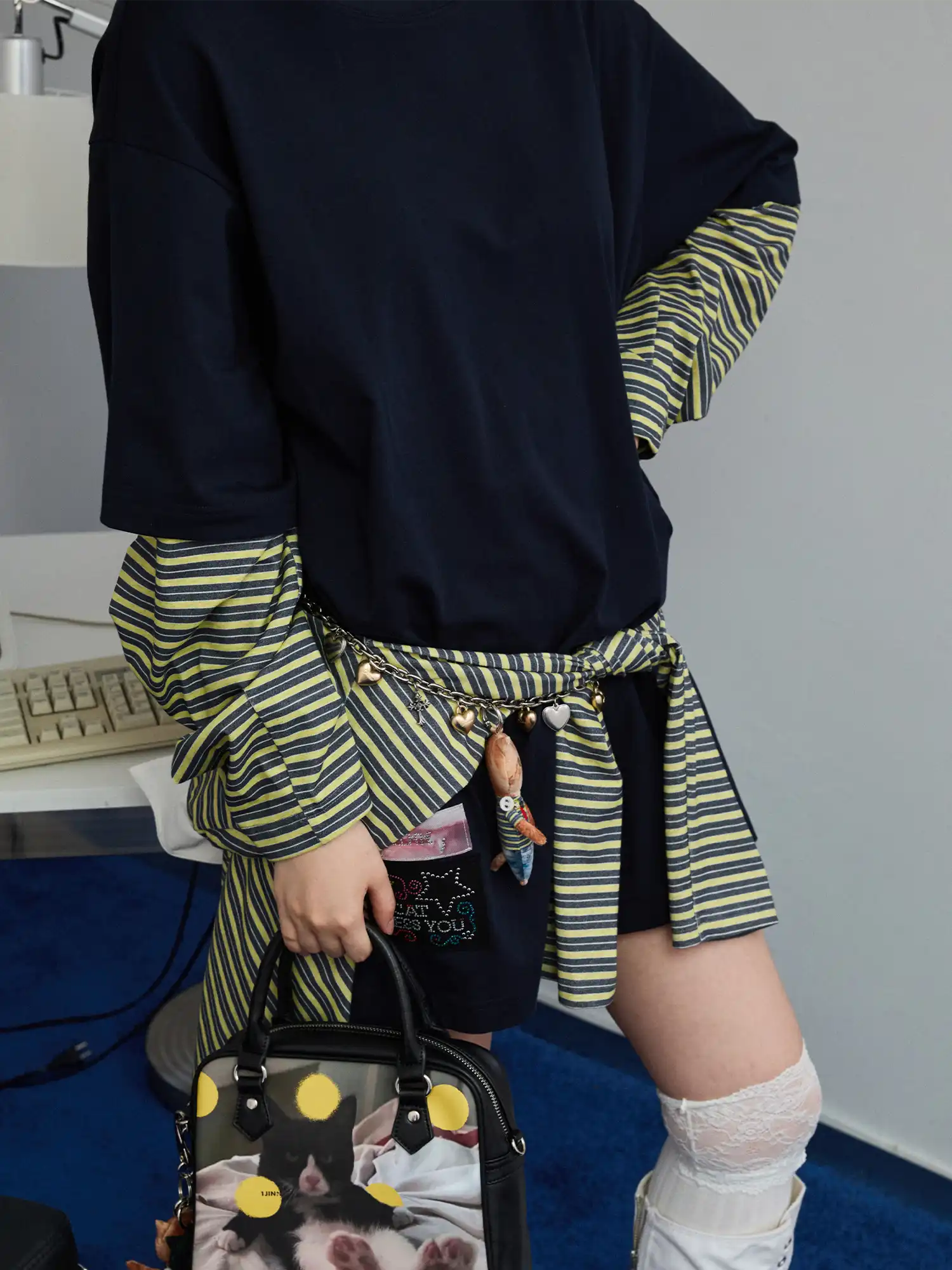 1Jinn Studio Slouchy Stripe long Sleeve Top | Canton Collective