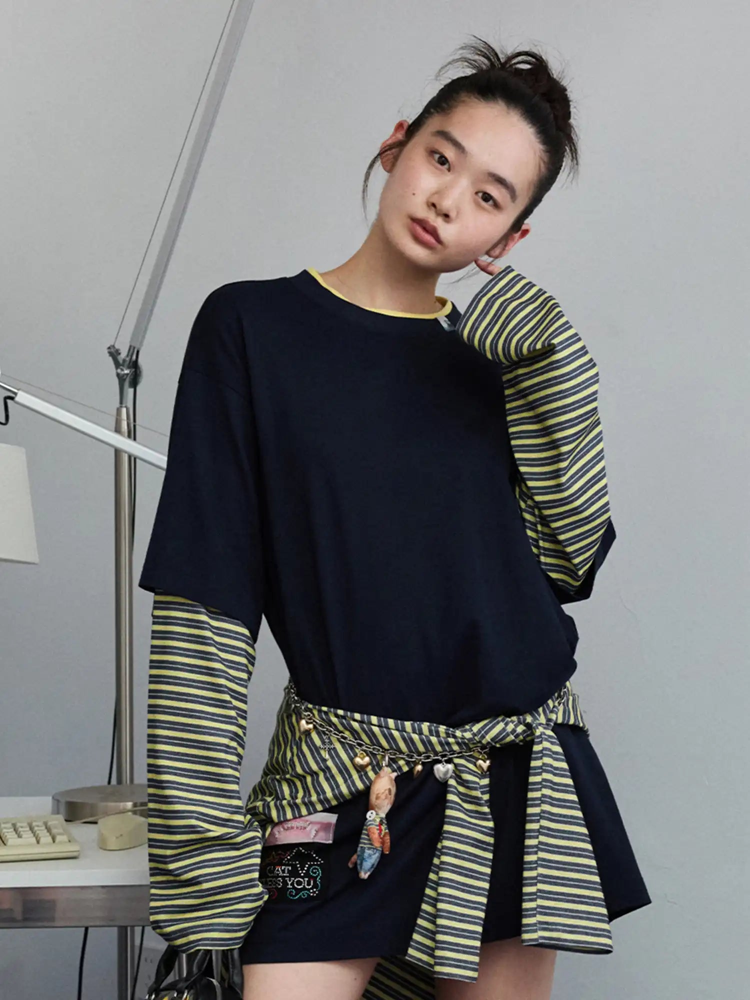 1Jinn Studio Slouchy Stripe long Sleeve Top | Canton Collective